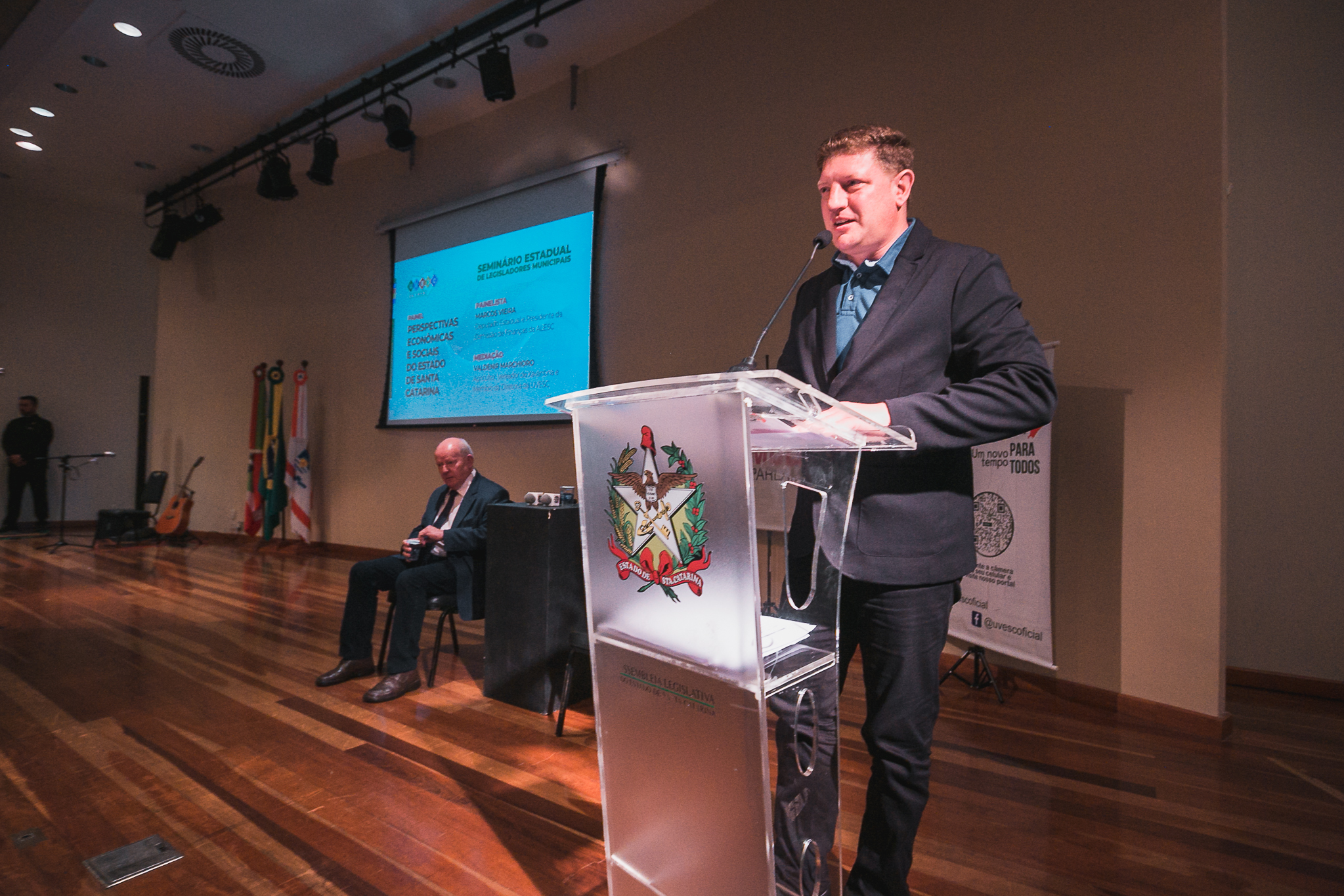 Abertura do Seminário Estadual de Vereadores - UVESC