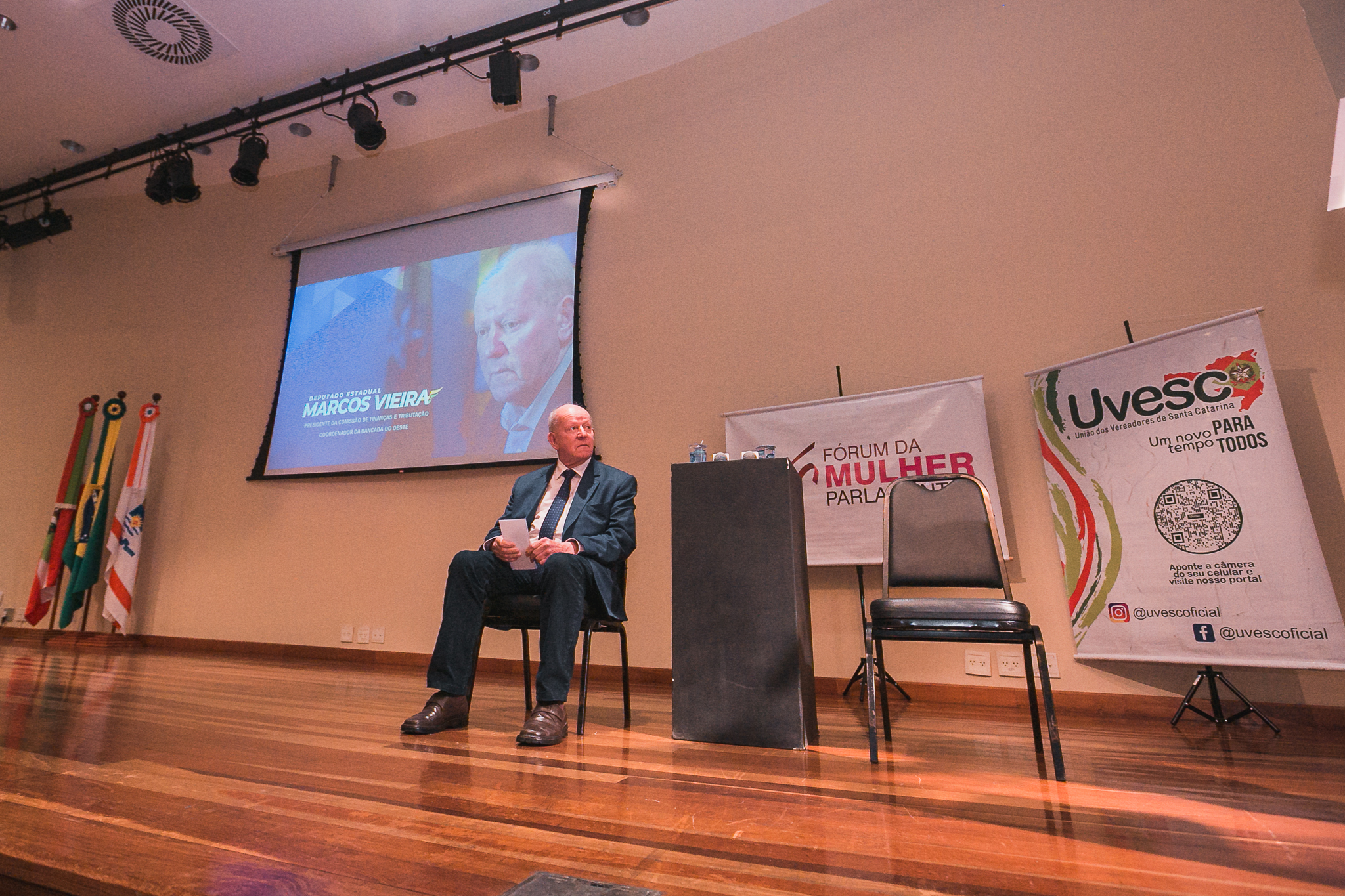 Abertura do Seminário Estadual de Vereadores - UVESC