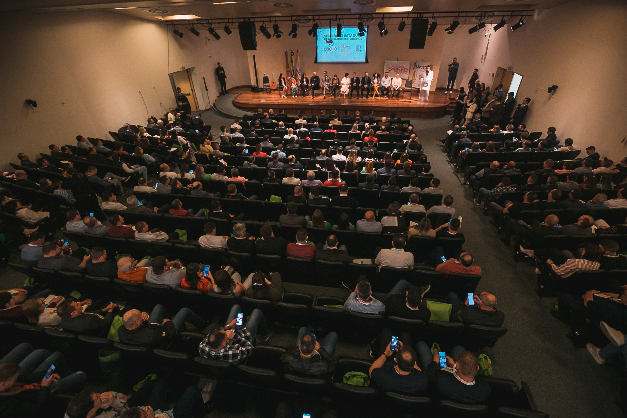 Abertura do Seminário Estadual de Vereadores - UVESC