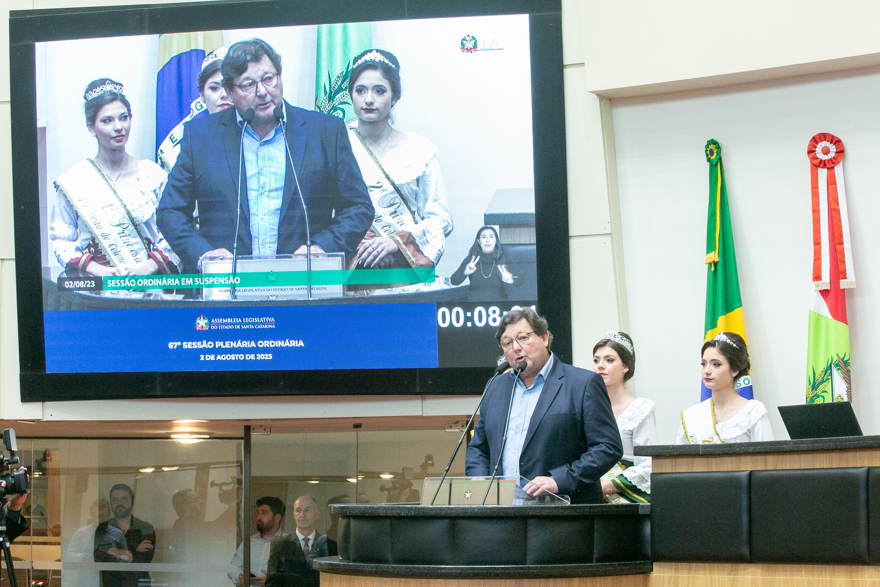 INTERRUPÇÃO DA SESSÃO - 25ª Festa do Colono em Turvo
