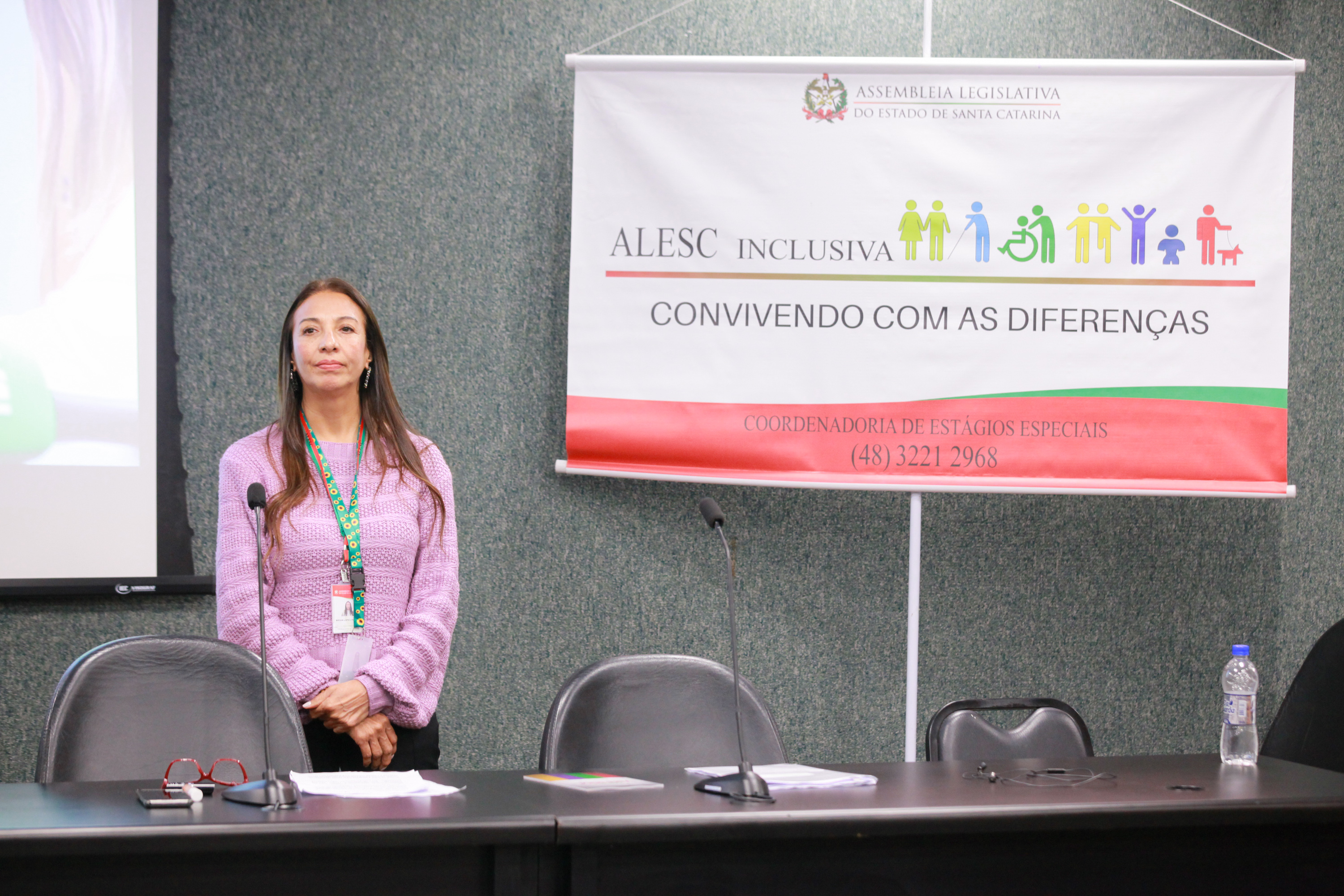 Recepção do Programa Alesc Inclusiva