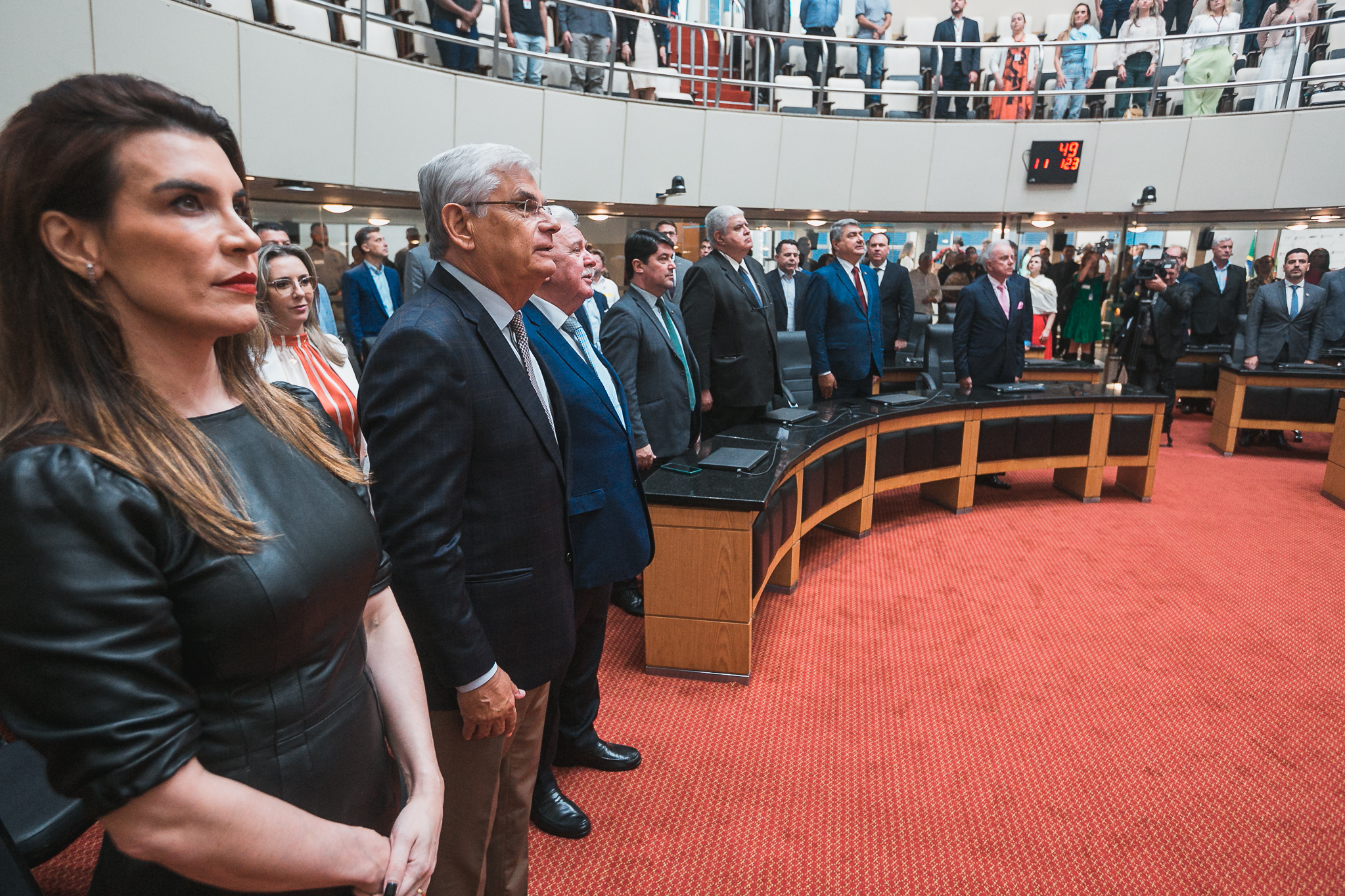 SESSÃO SOLENE -Título de cidadão catarinense ao ex-presidente da República Michel Temer