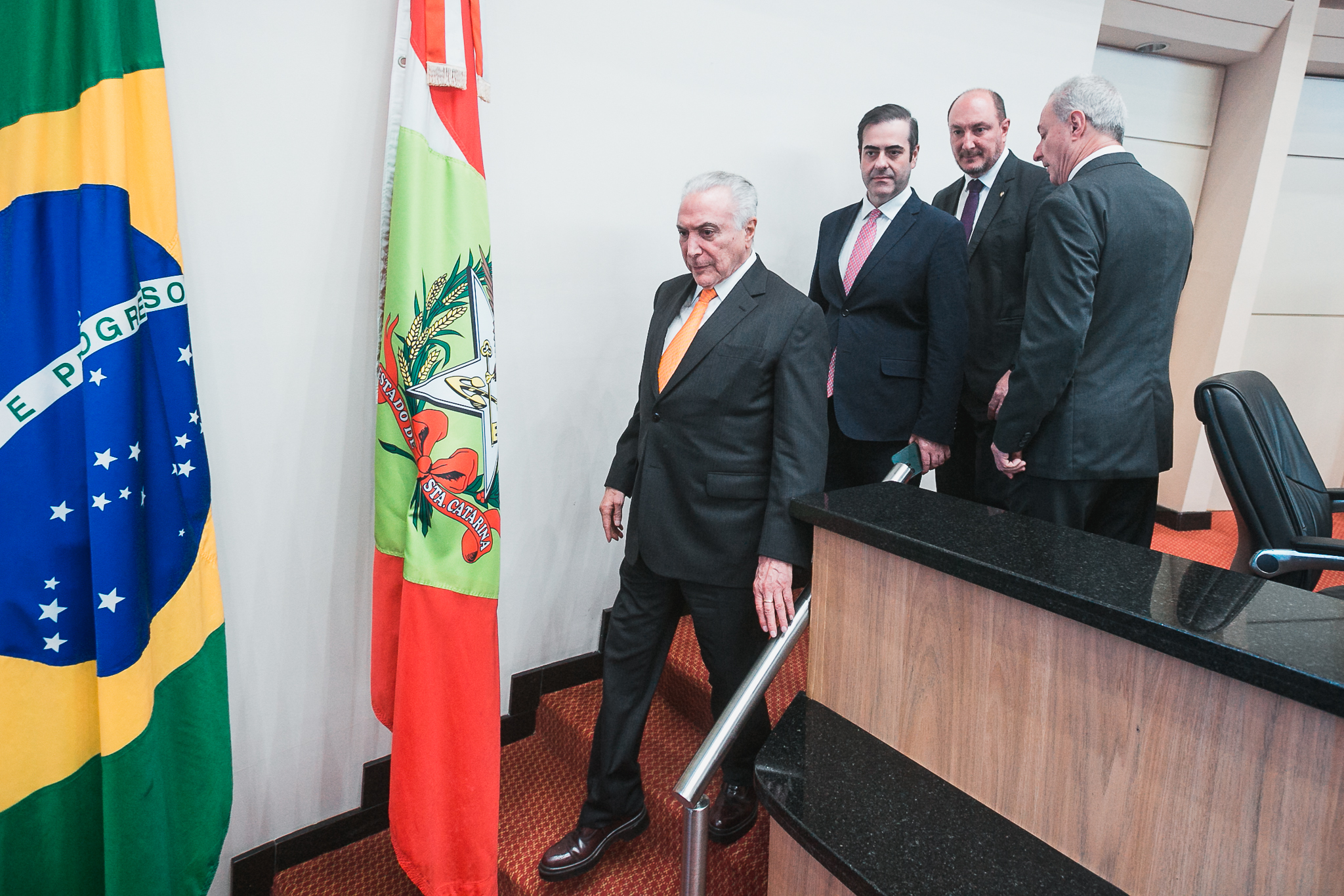 SESSÃO SOLENE -Título de cidadão catarinense ao ex-presidente da República Michel Temer
