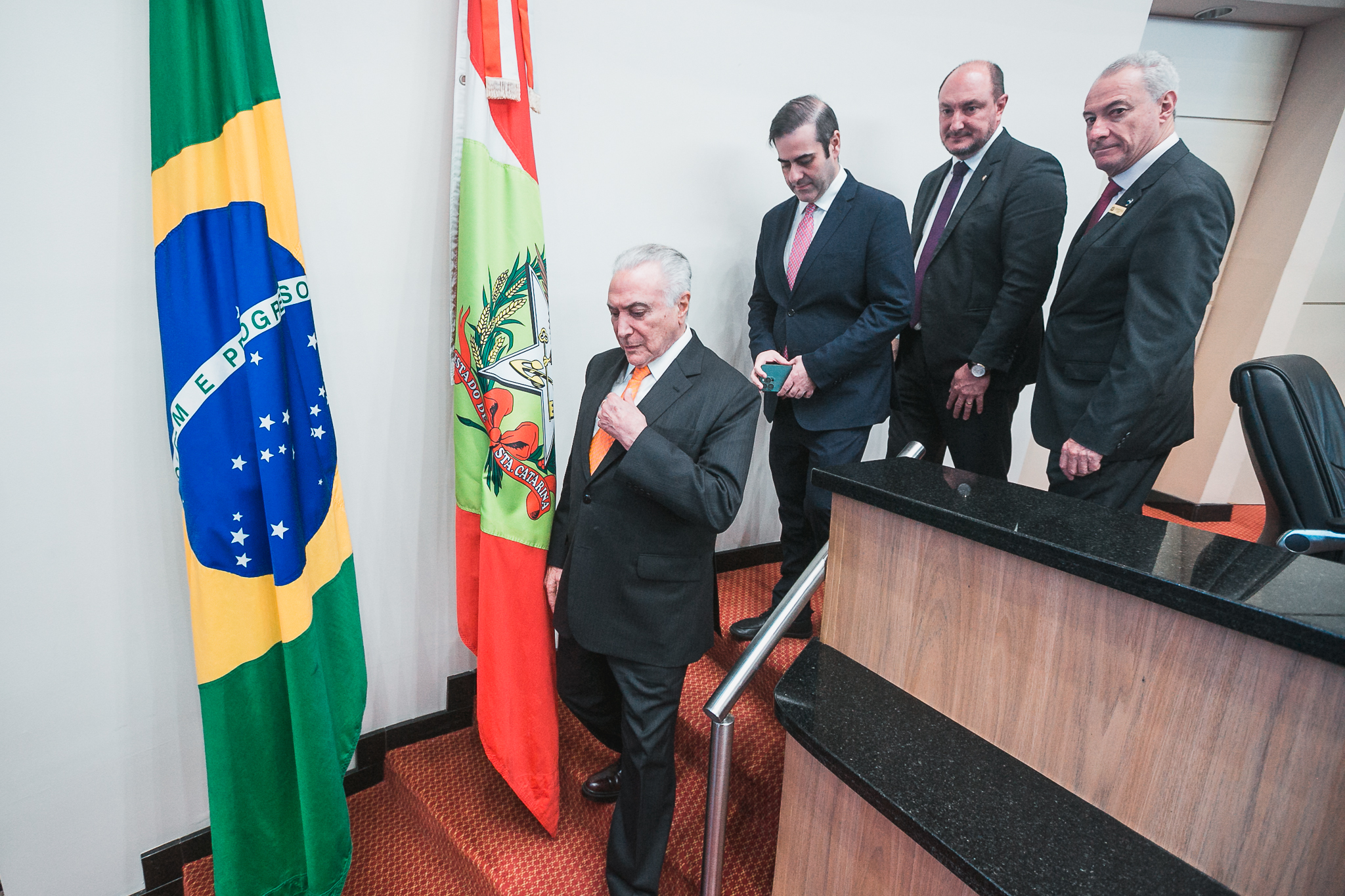 SESSÃO SOLENE -Título de cidadão catarinense ao ex-presidente da República Michel Temer