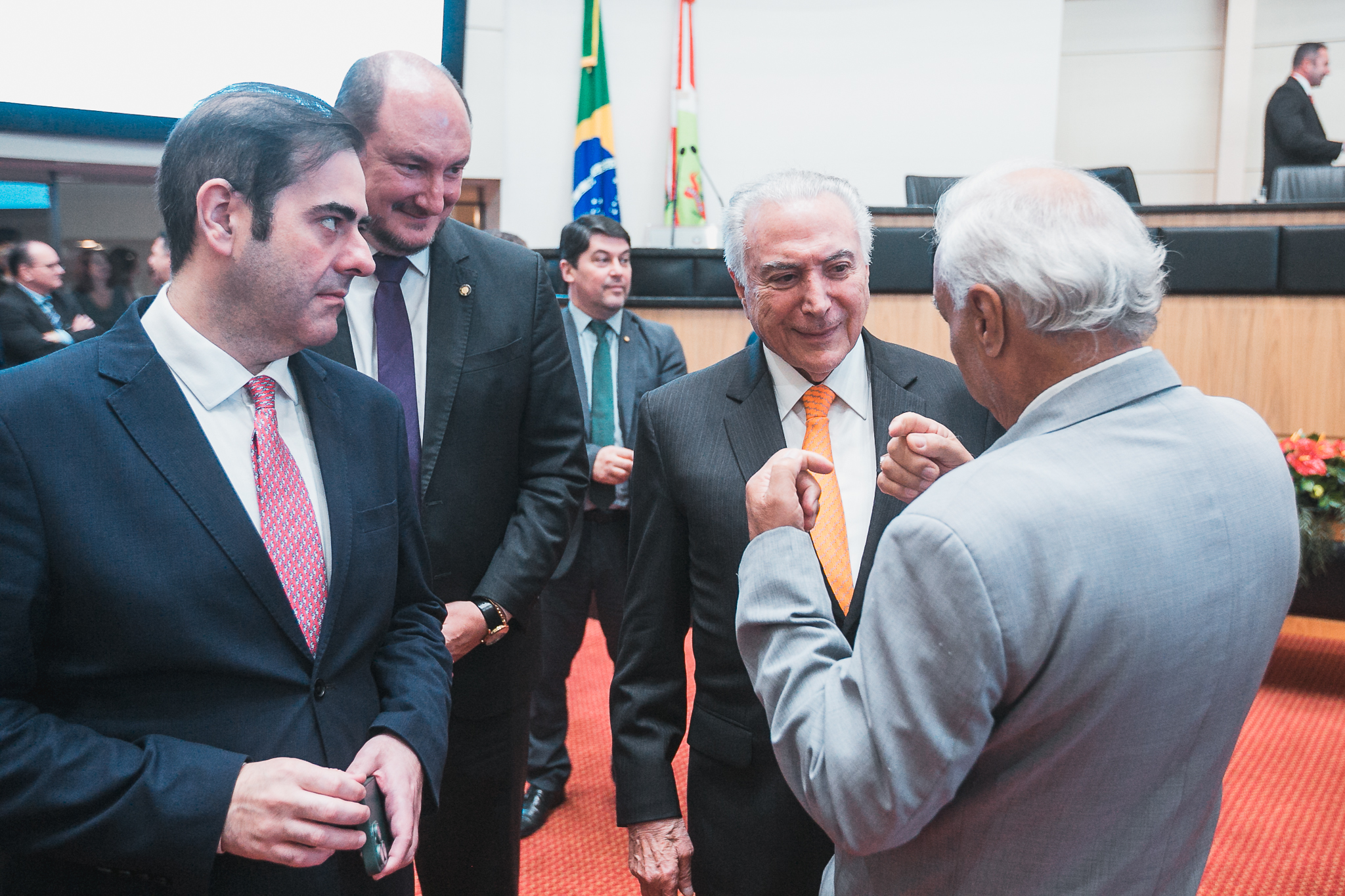 SESSÃO SOLENE -Título de cidadão catarinense ao ex-presidente da República Michel Temer