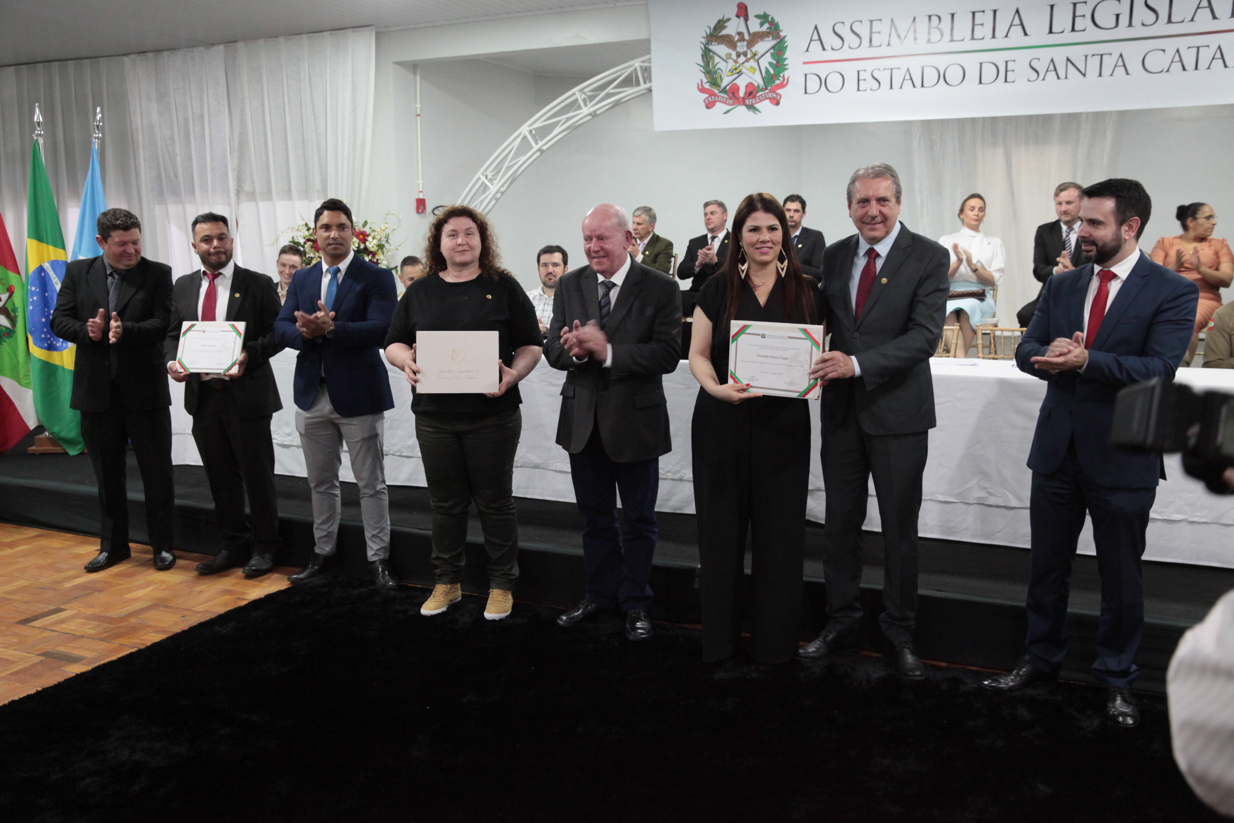 Homenagem aos 60 anos do Município de Ponte Serrada