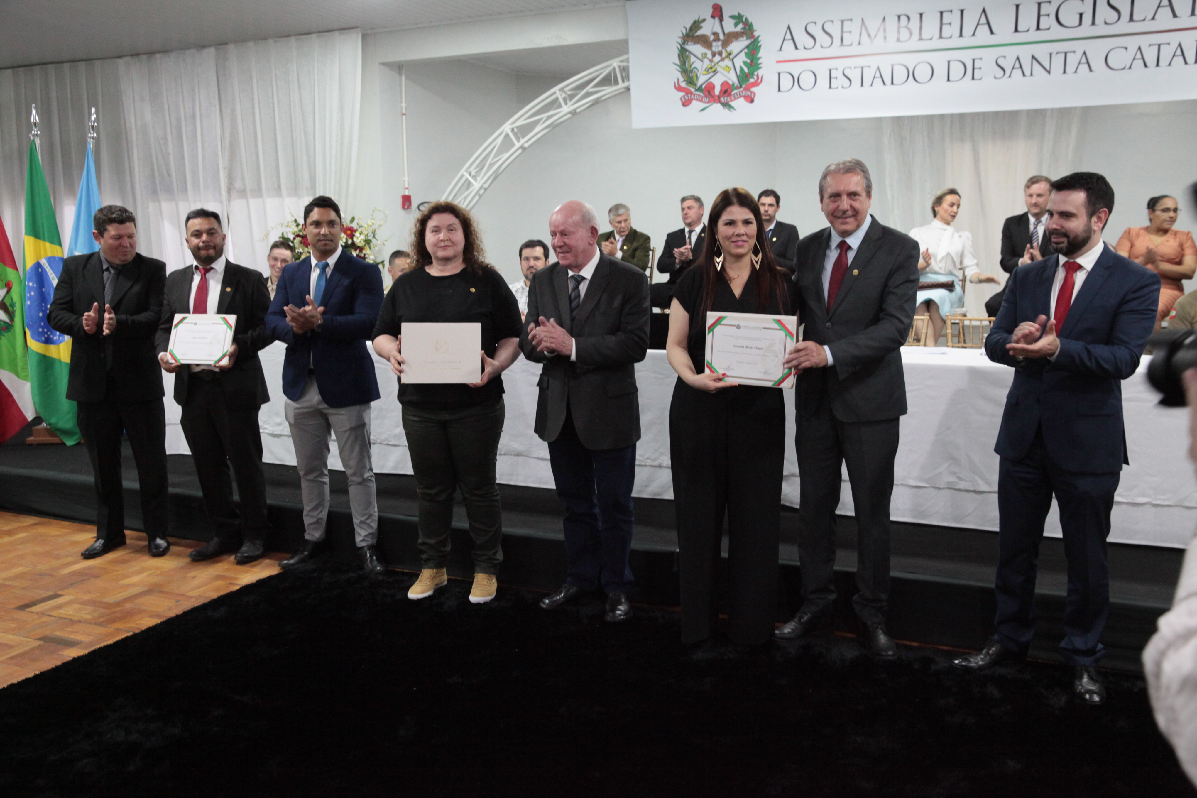 Homenagem aos 60 anos do Município de Ponte Serrada