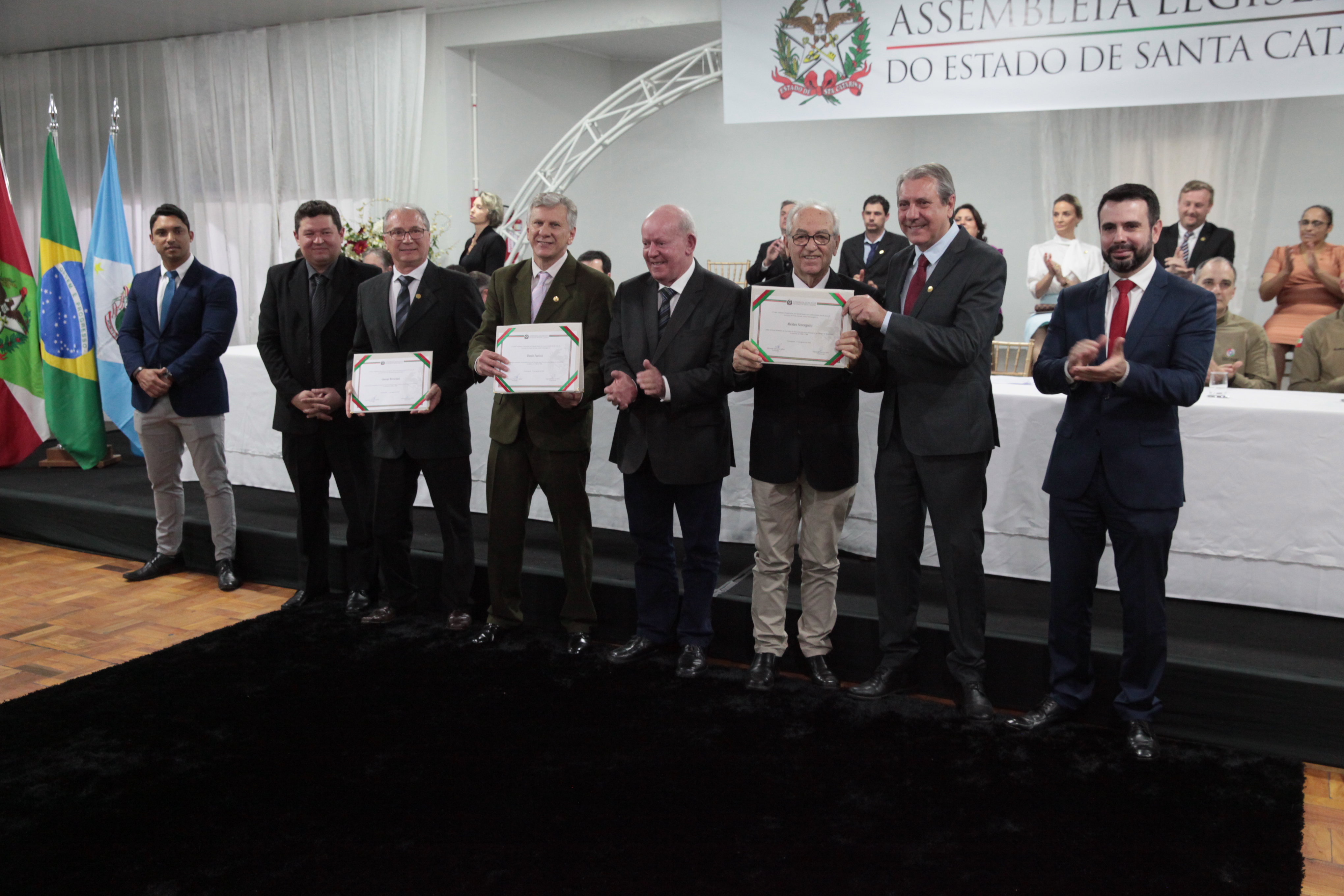 Homenagem aos 60 anos do Município de Ponte Serrada
