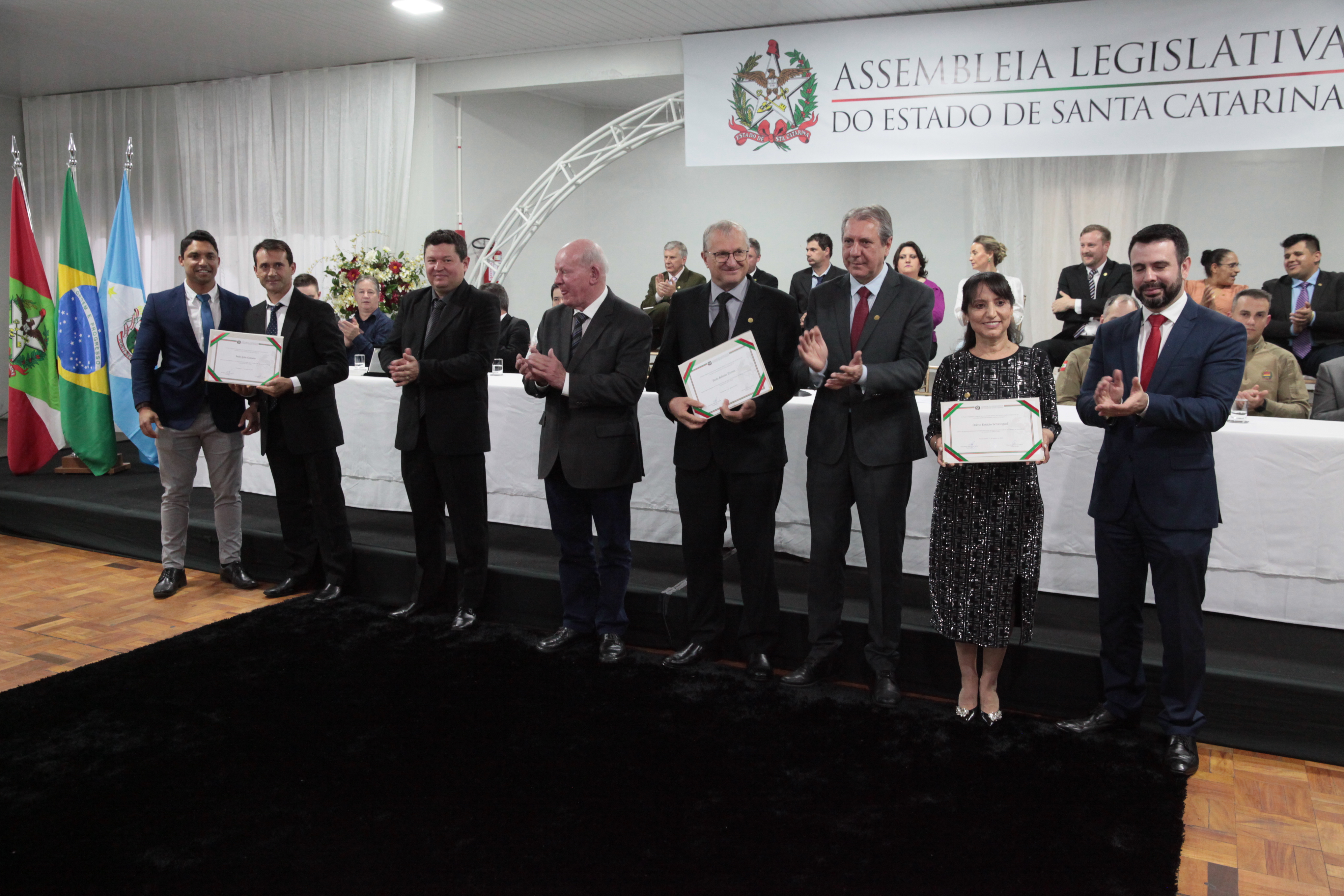 Homenagem aos 60 anos do Município de Ponte Serrada