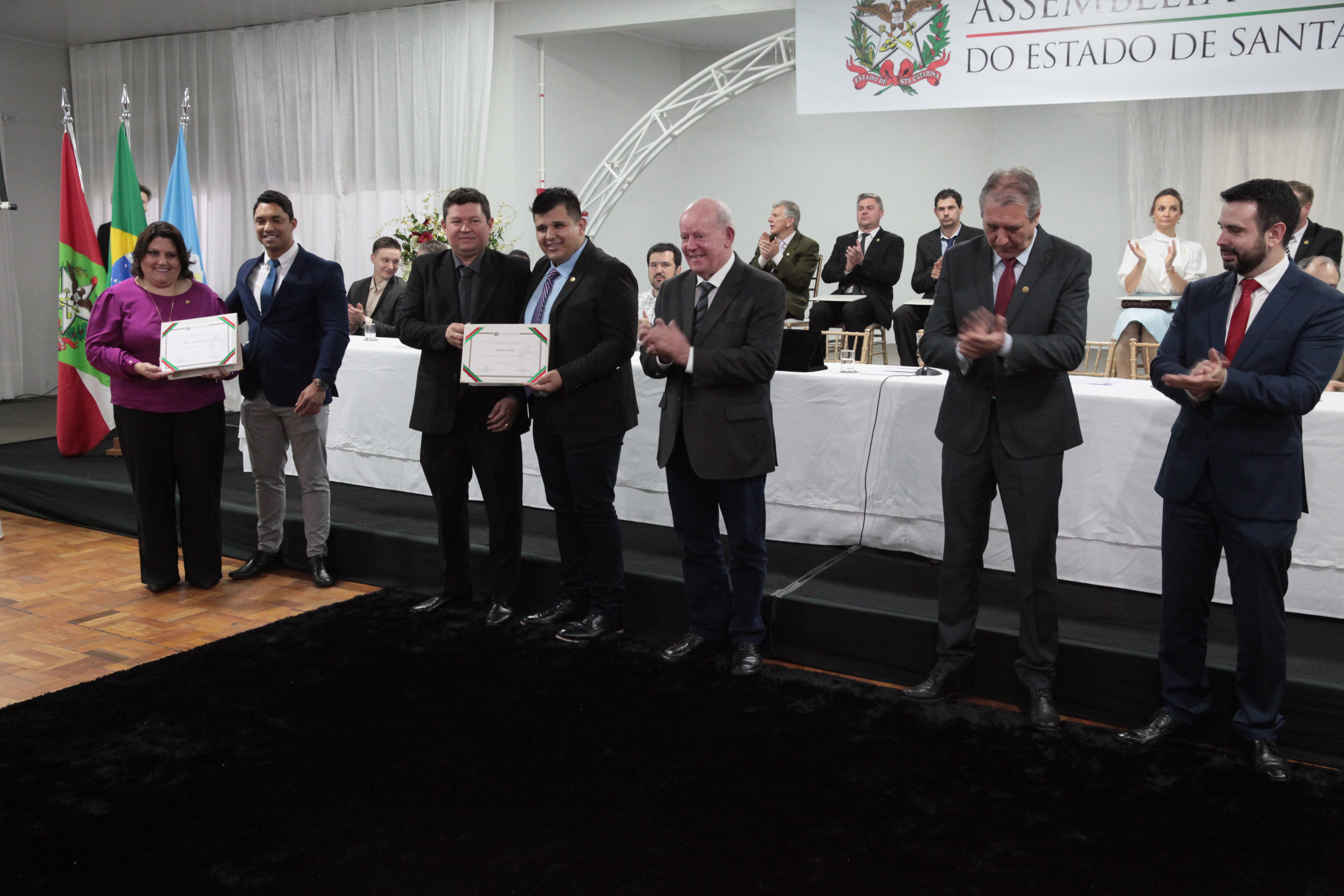 Homenagem aos 60 anos do Município de Ponte Serrada