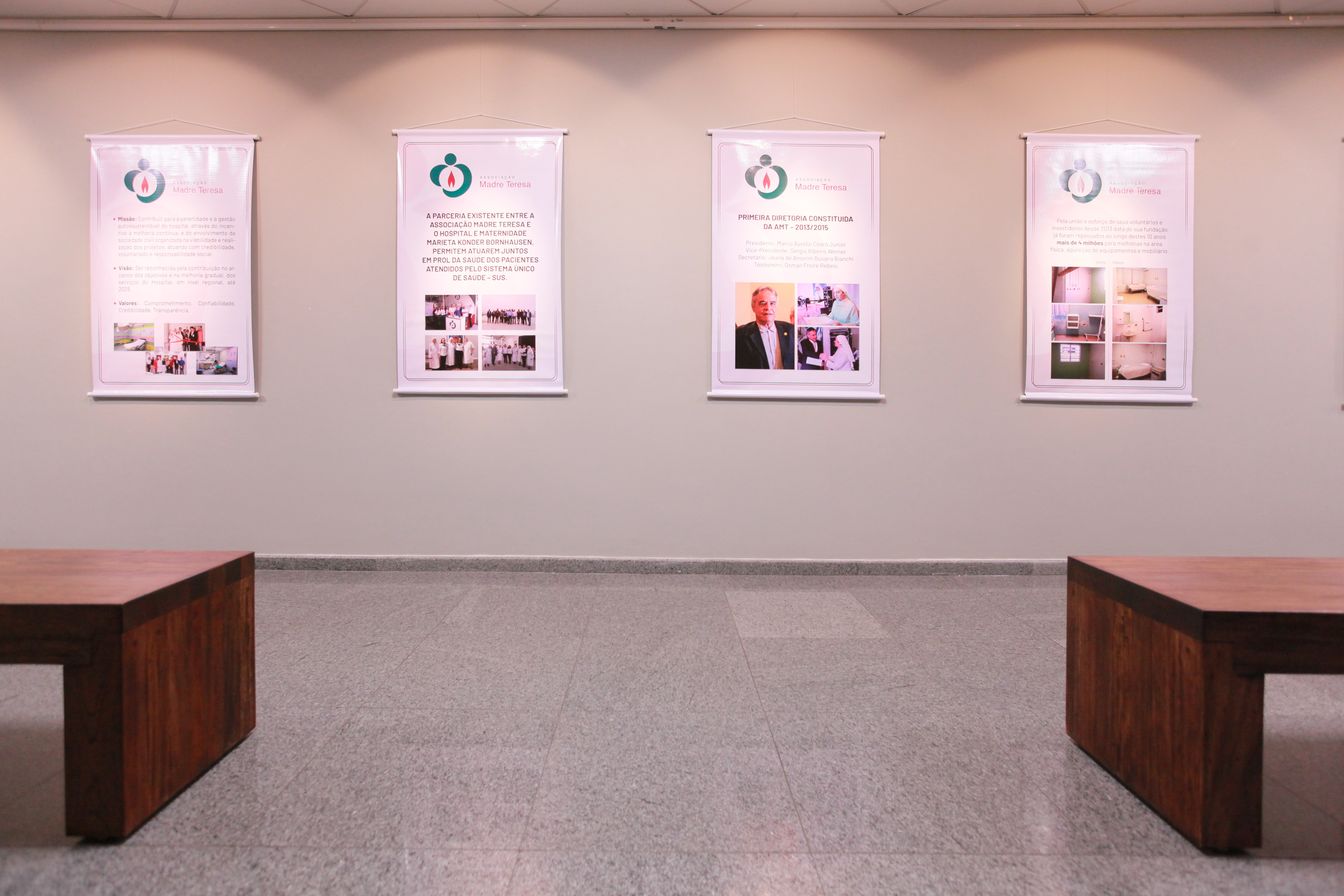 Exposição fotográfica em comemoração aos 10 anos de fundação da Associação Madre Teresa