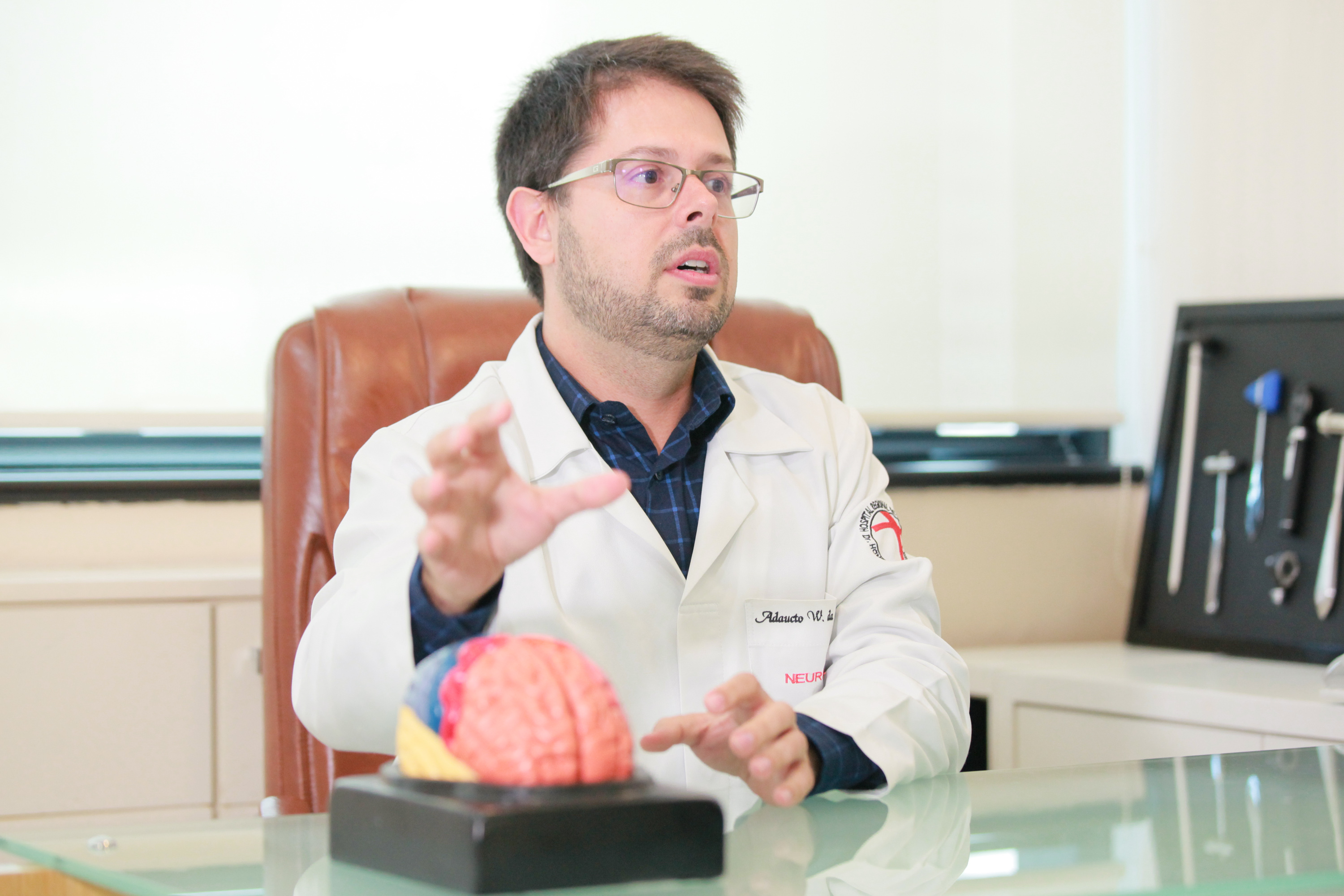 Adaucto Wanderley Da Nobrega Junior - Neurologista Foto: Vicente Schmitt / Agência AL