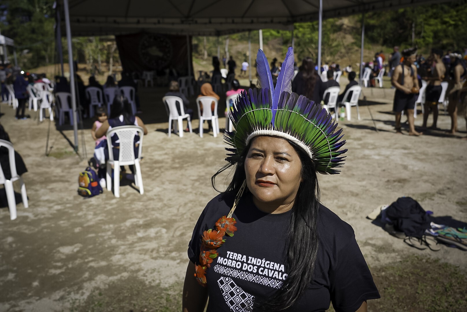 Secretária de Direitos Ambientais e Territoriais Indígenas do Ministério dos Povos Indígenas, Kerexu Yxapyry FOTO: Kumreiti Cardoso Kine/Divulgação