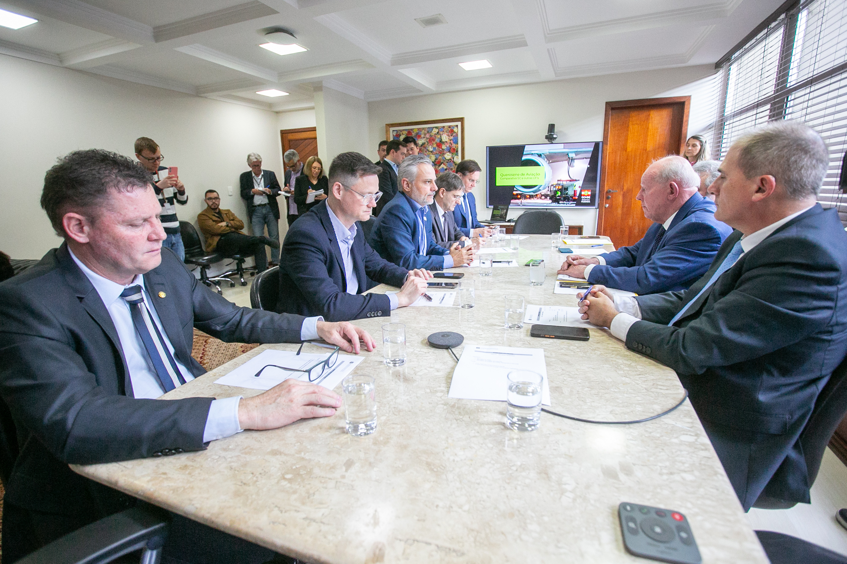 Reunião da Bancada do Oeste com Secretários