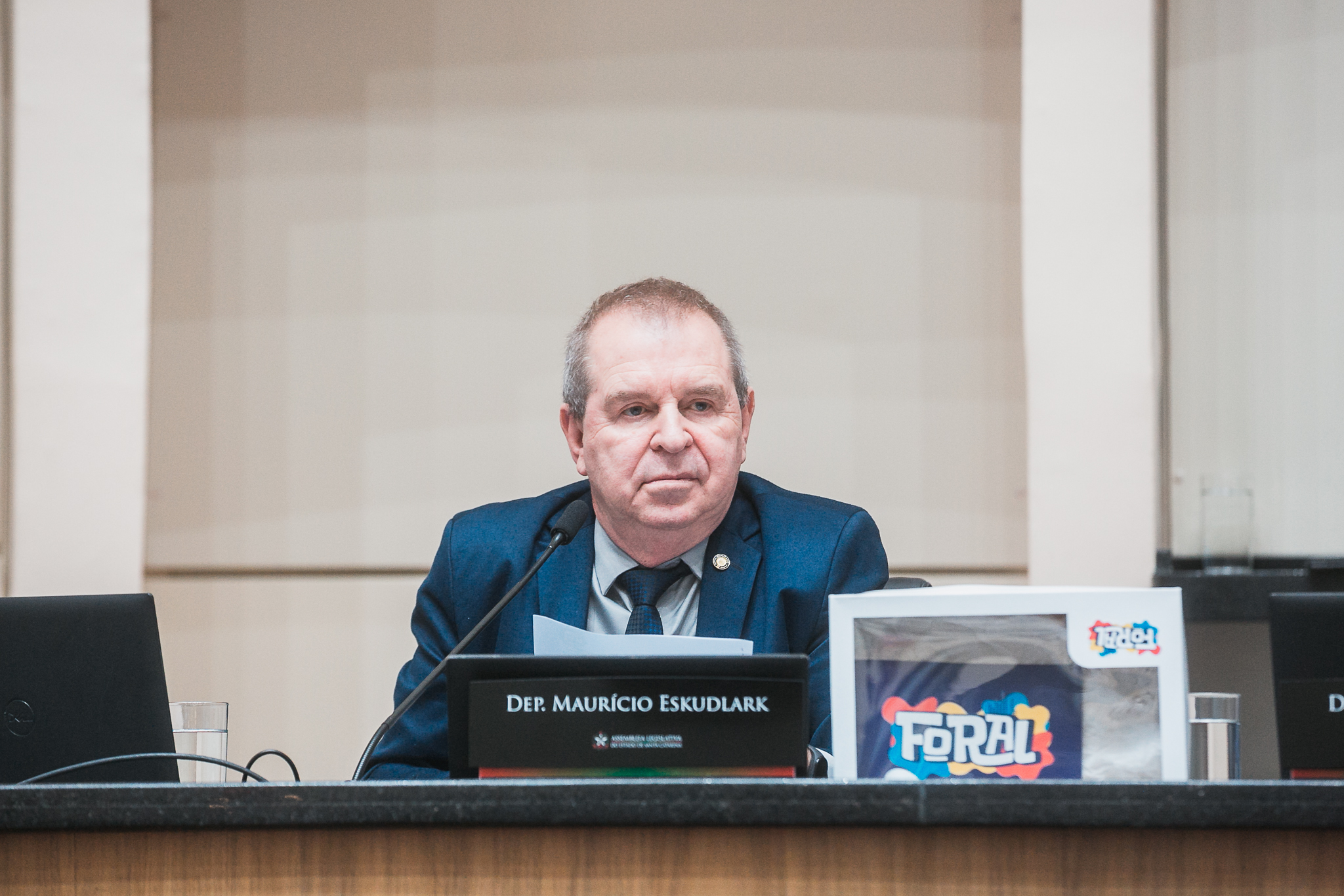 Suspensão de Sessão - Tiago de Oliveira, Vereador de Itapoá e Banda Foral - Deputado Maurício Eskudlark (PL)