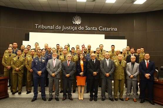 Imagens: Assessoria de Imprensa TJSC e PMSC