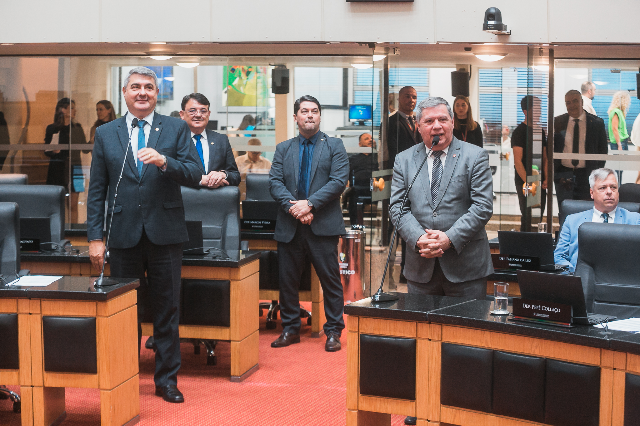 Interrupção de Sessão - Prefeito e Realeza de Porto Belo convidam para o 8º Festival do Camarão