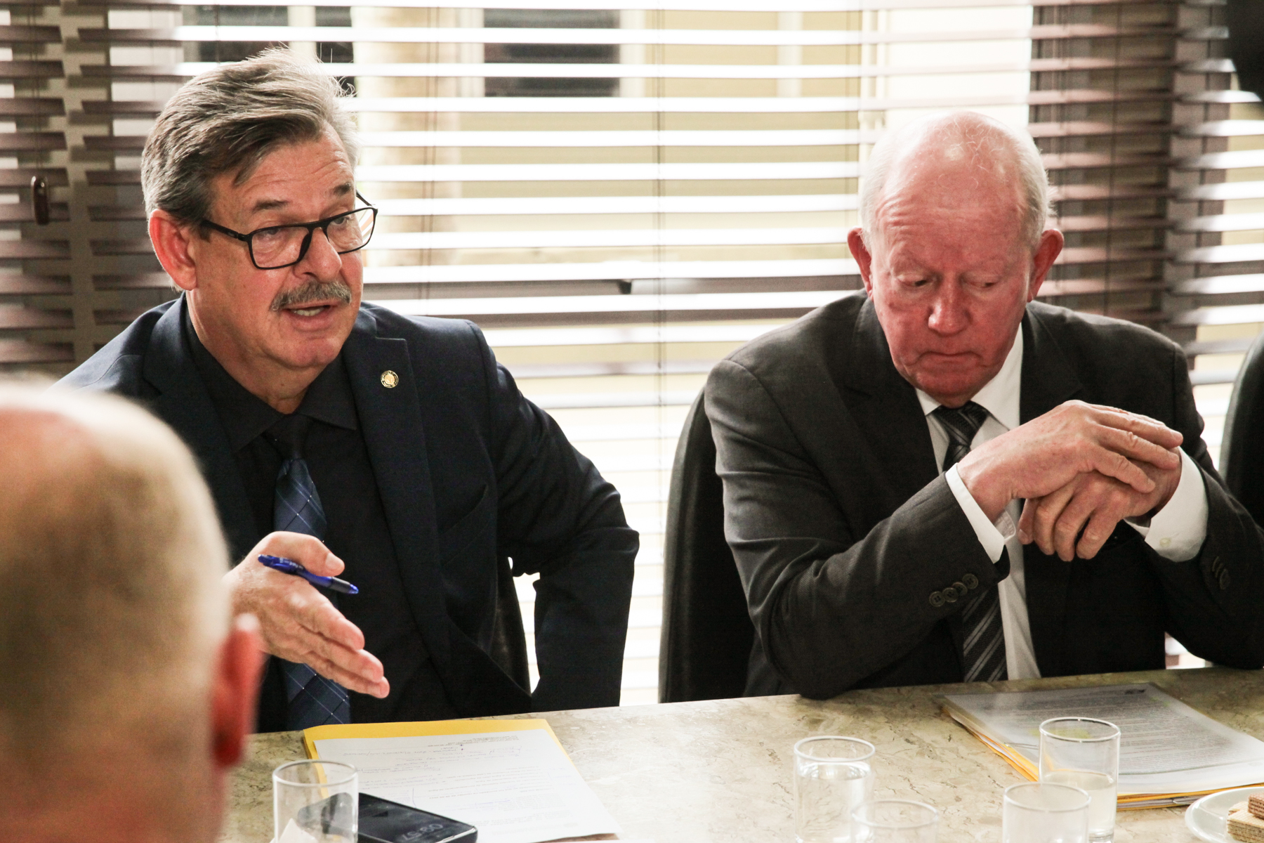 Reunião da Bancada do Oeste - Deputado Zé Caramori(PSD) e Deputado Marcos Vieira (PSDB)