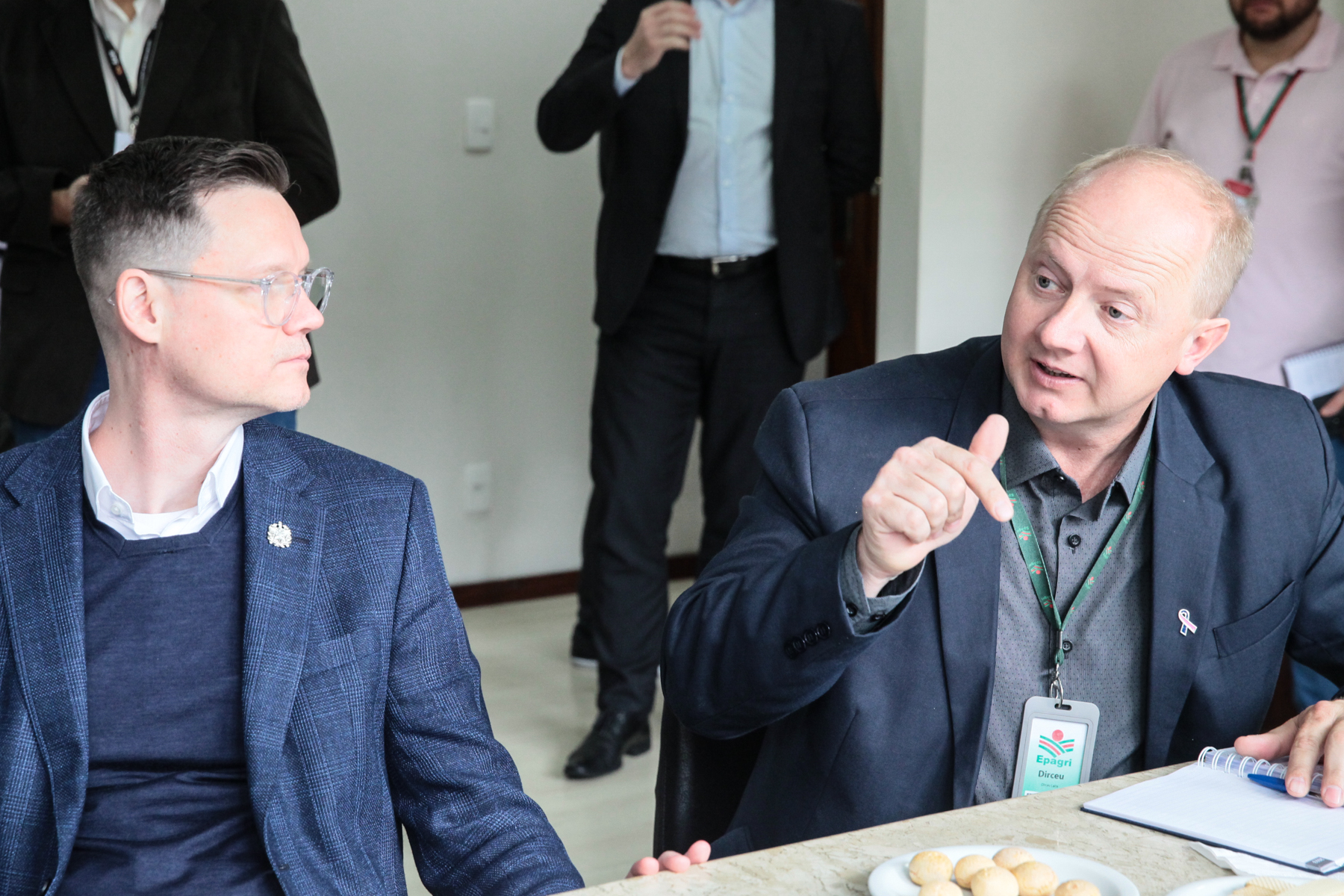 Reunião da Bancada do Oeste - Dirceu Leite (D), presidente da EPAGRI