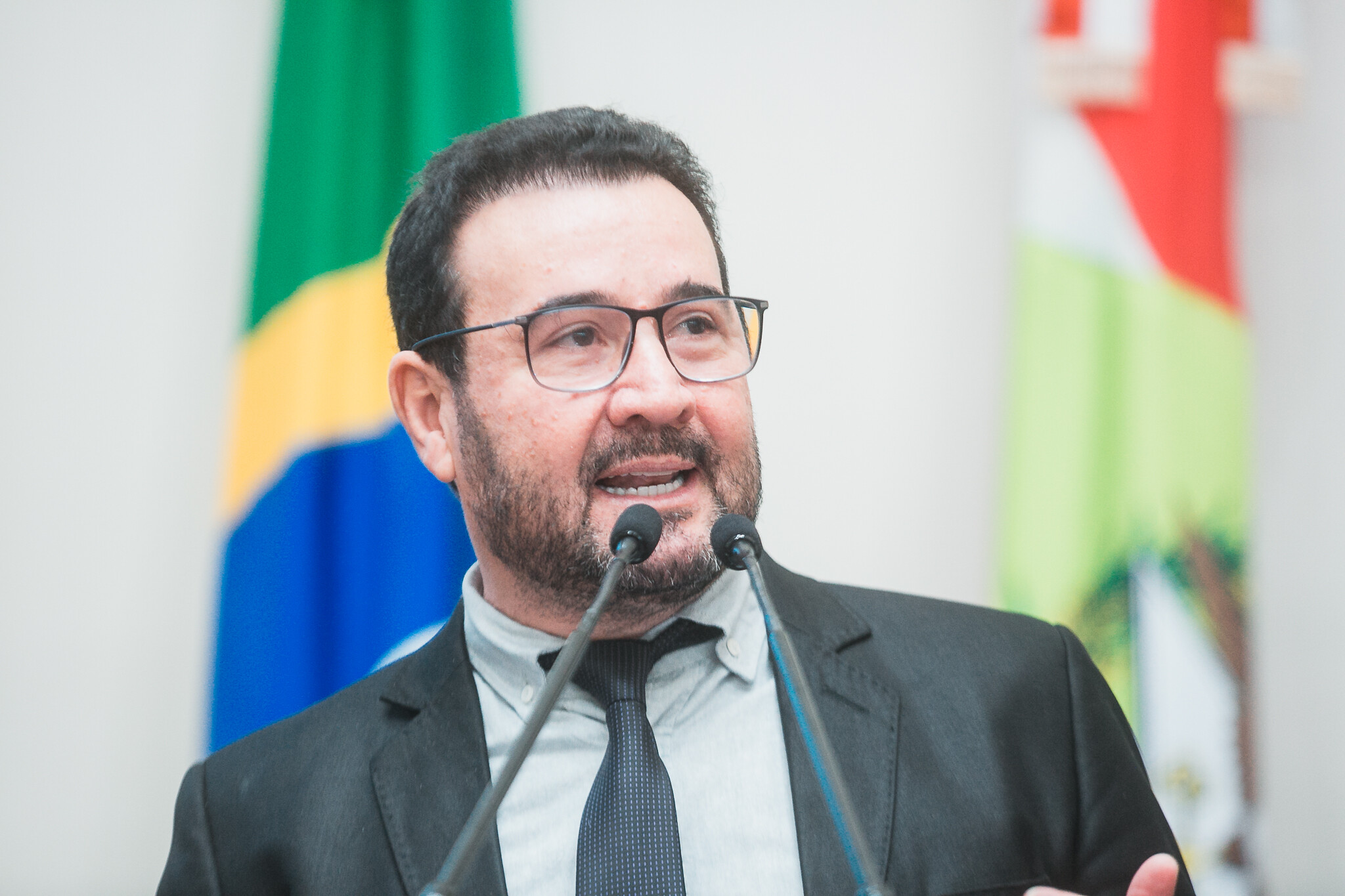 Presidente do Conselho de Pastores da Grande Florianópolis, bispo Pedro Flori Ramos