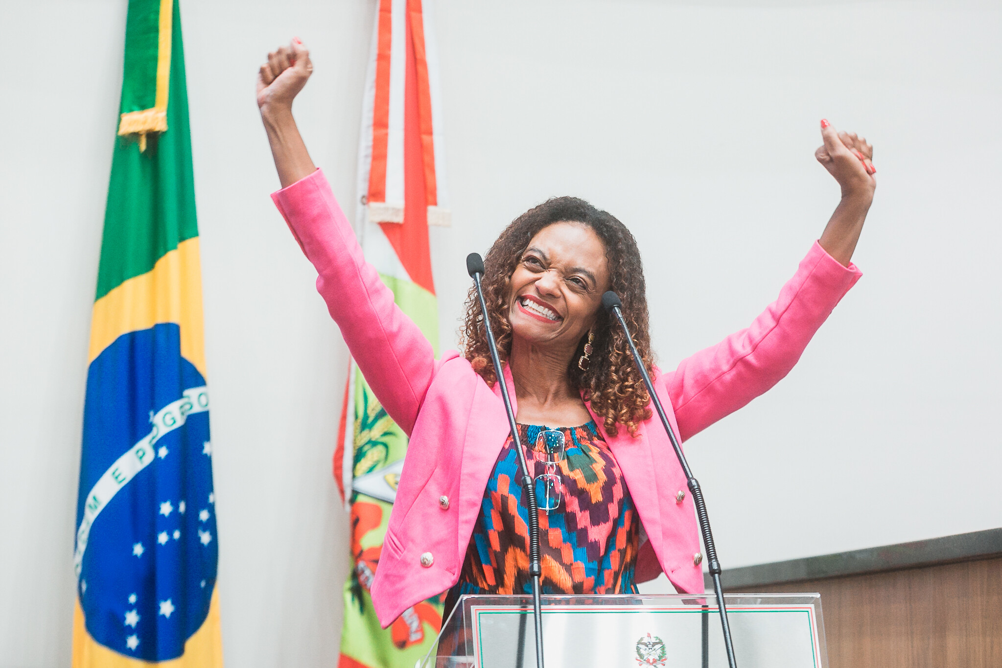 Vanessa da Rosa é a segunda deputada negra a assumir uma cadeira no Parlamento, depois de 89 anos.