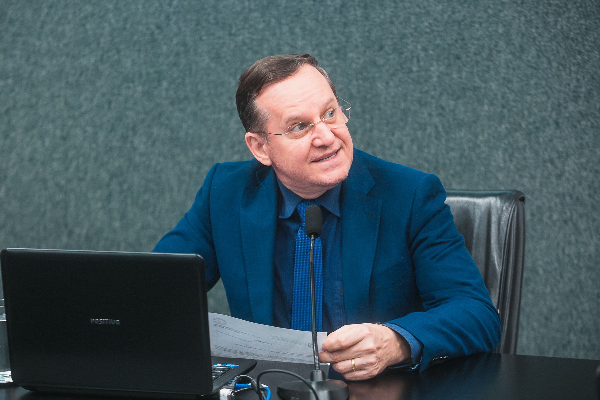 Foto: Deputado em suas atividades desta quarta-feira