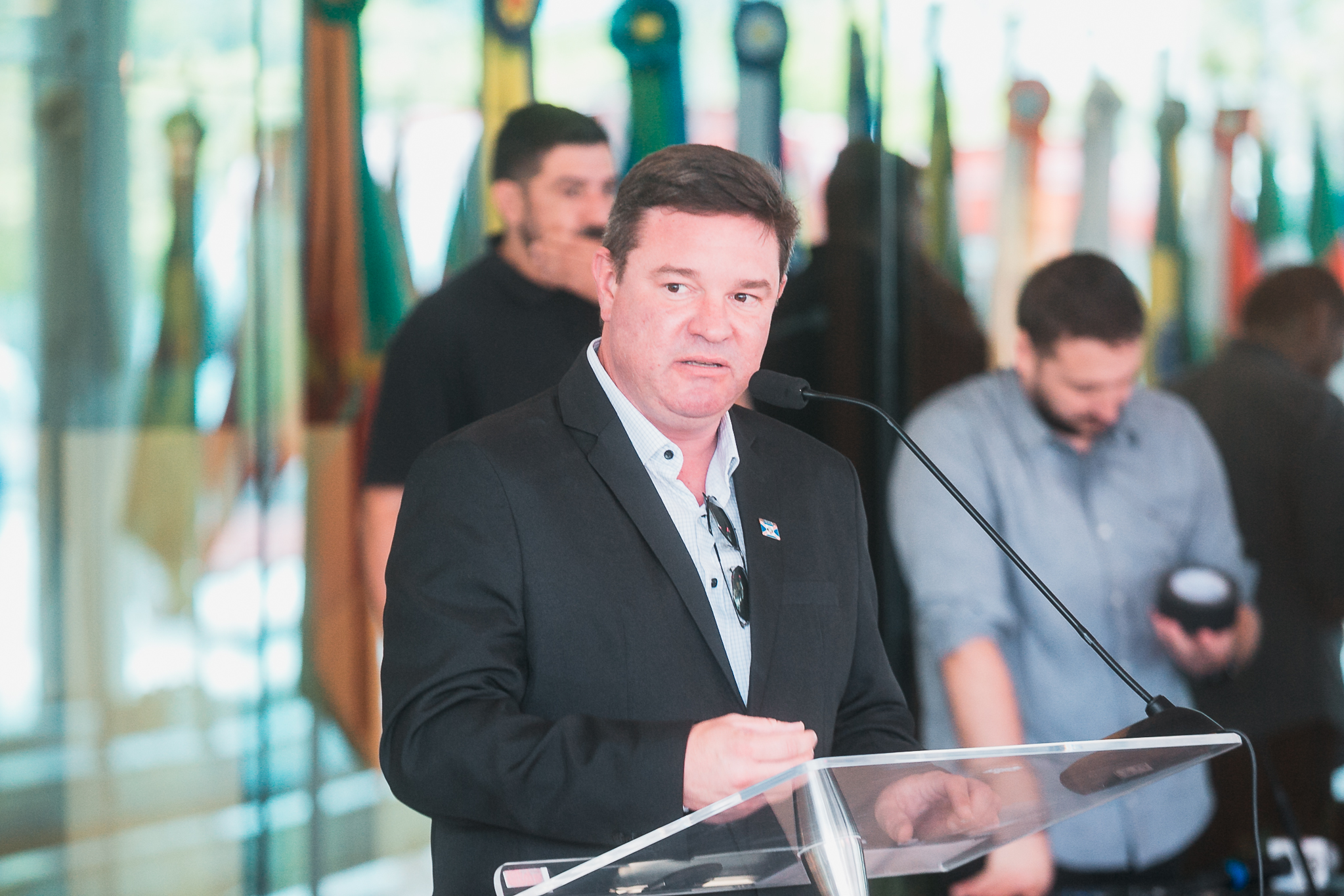 Ato oficial de entrega de Ambulâncias
