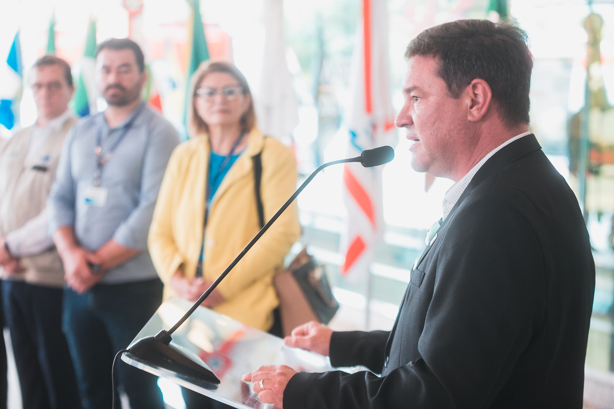Ato oficial de entrega de Ambulâncias