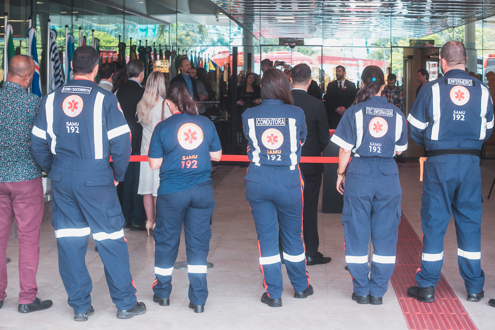 Ato oficial de entrega de Ambulâncias
