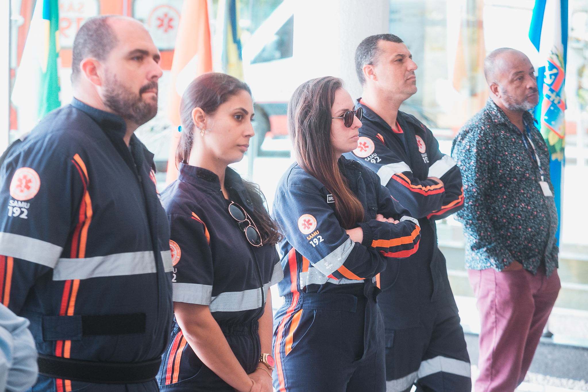 Ato oficial de entrega de Ambulâncias
