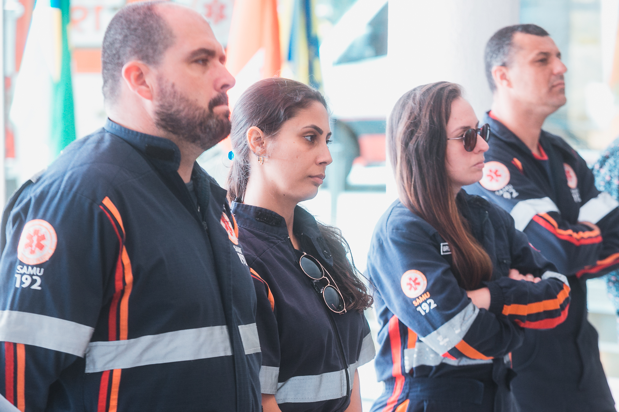 Ato oficial de entrega de Ambulâncias