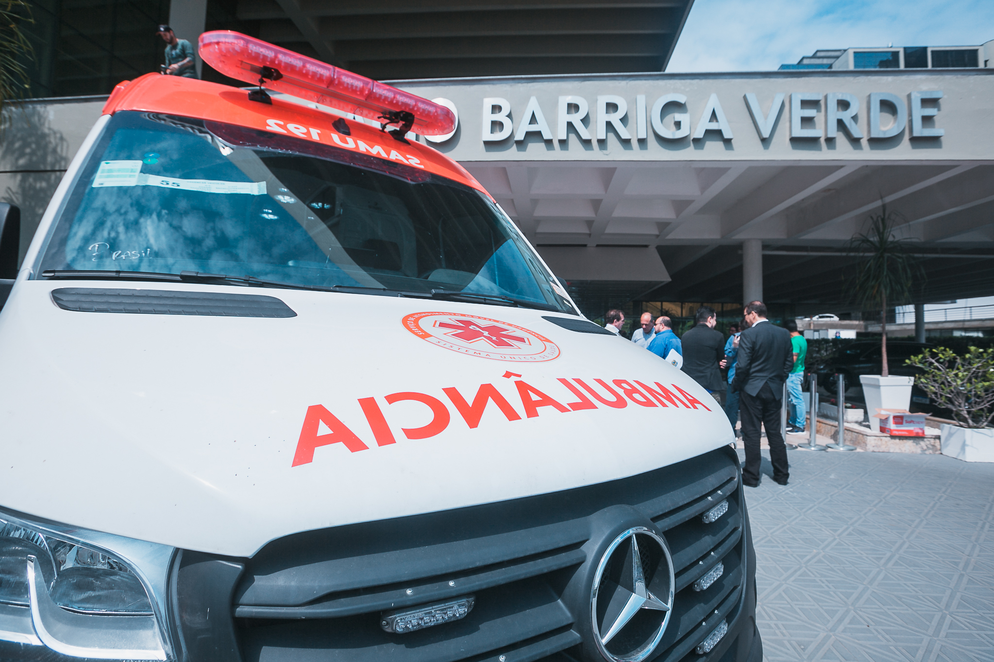 Ato oficial de entrega de Ambulâncias
