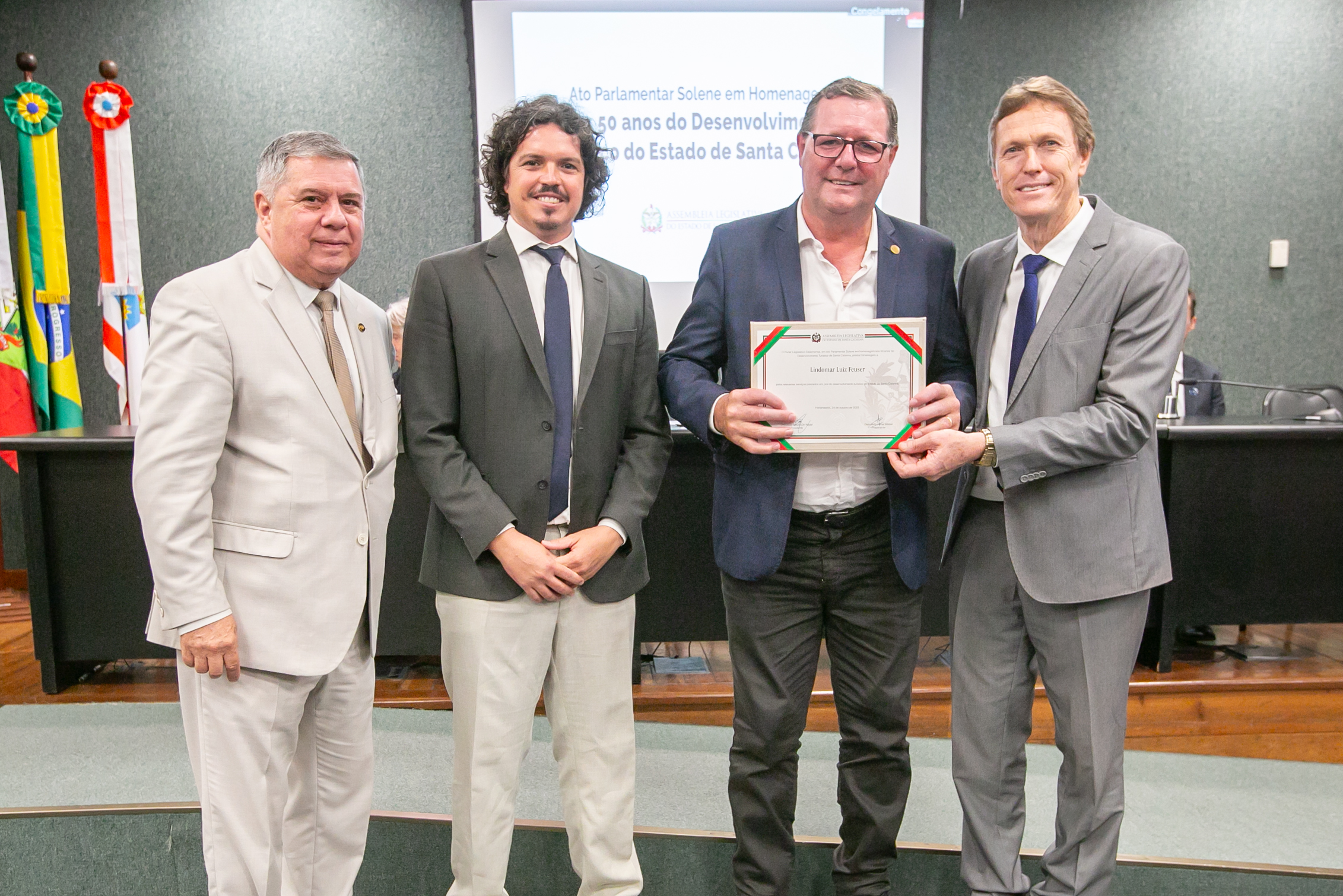 ATO PARLAMENTAR SOLENE - 50 anos do Desenvolvimento Turístico do Estado de Santa Catarina