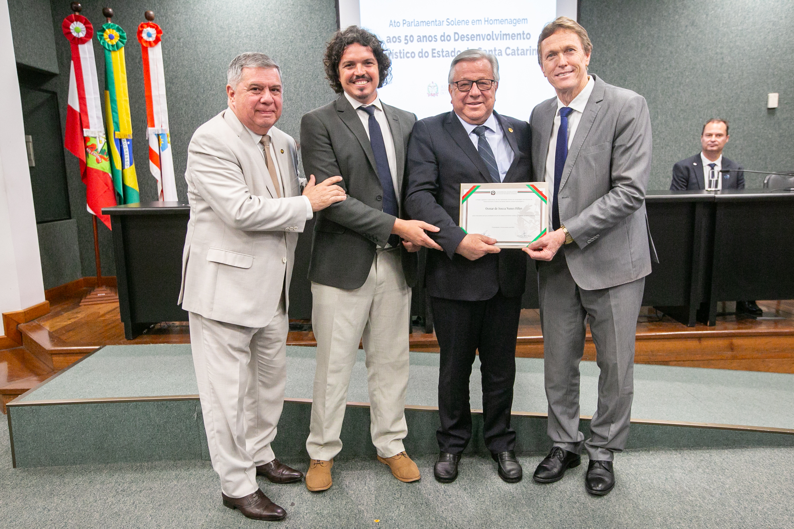 ATO PARLAMENTAR SOLENE - 50 anos do Desenvolvimento Turístico do Estado de Santa Catarina