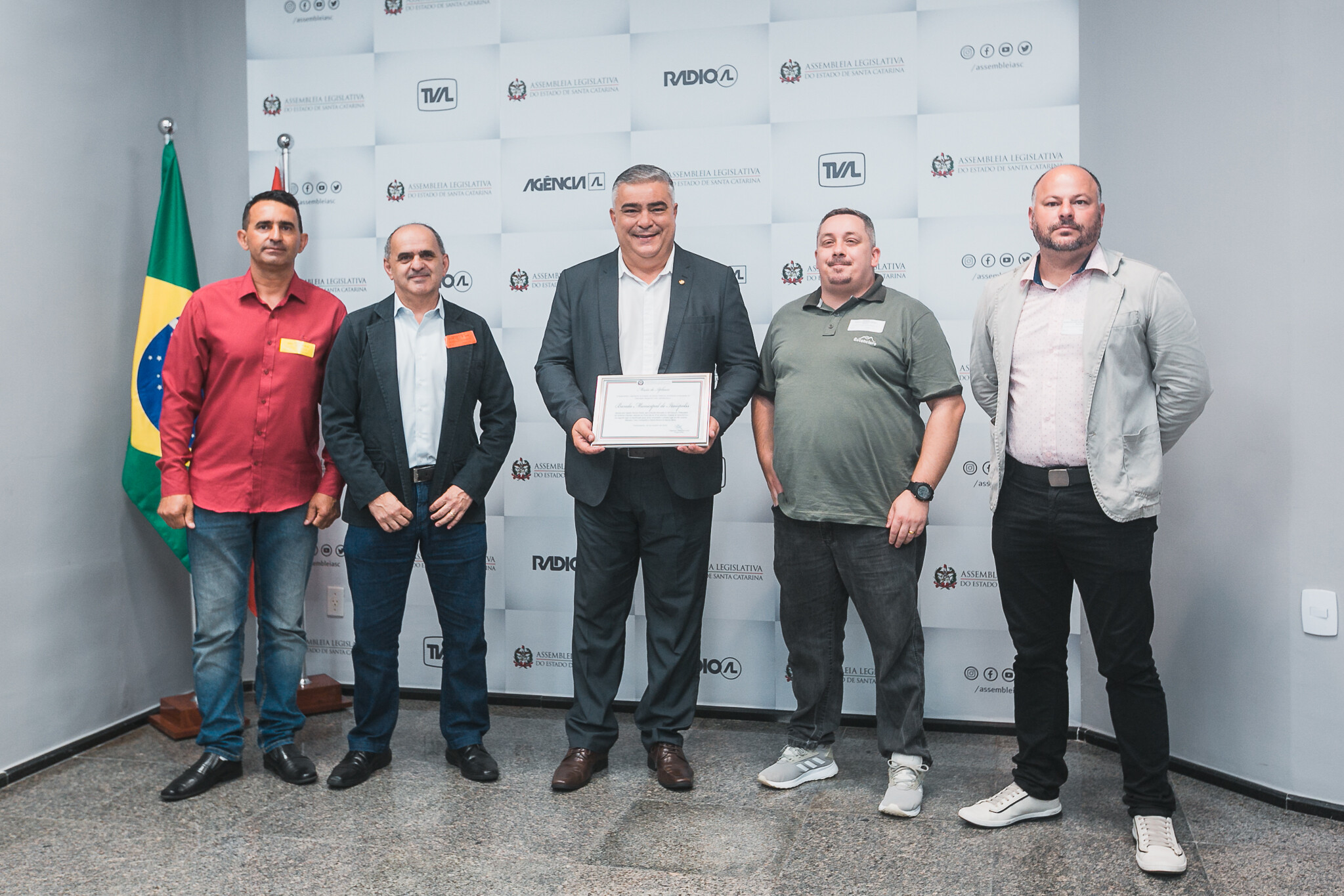 Banda Municipal de Itaiópolis recebe Moção de Aplauso na Alesc