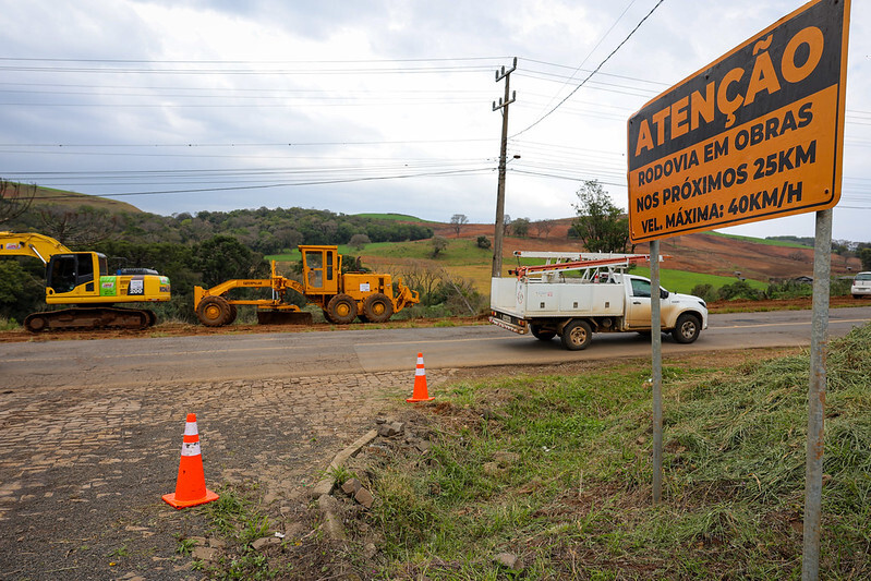 Orçamento de 2024 destaca investimentos nas rodovias, com a destinação de recursos para recuperação das estradas. FOTO: Roberto Zacarias/Secom