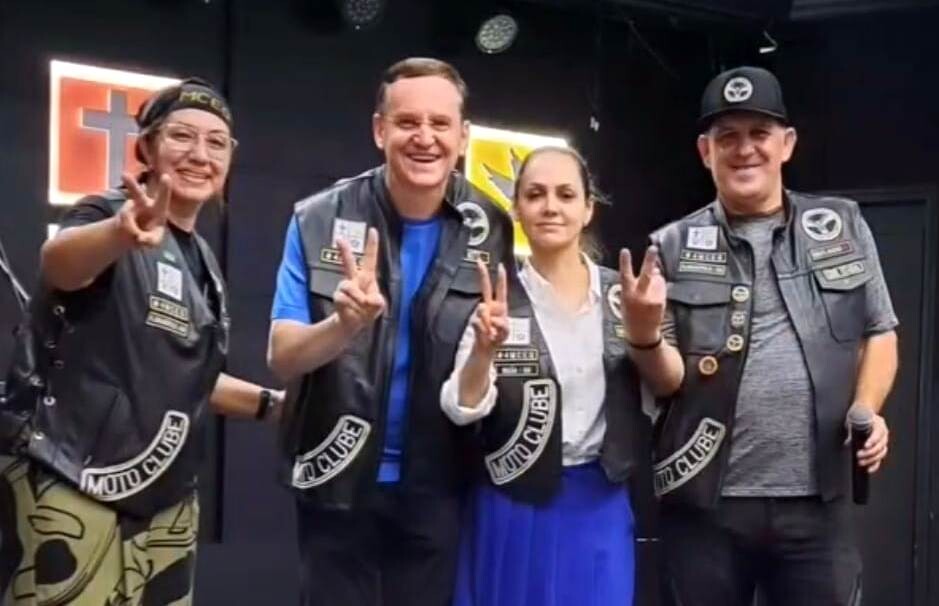 Deputado Miotto e adeptos do Moto Clubismo
