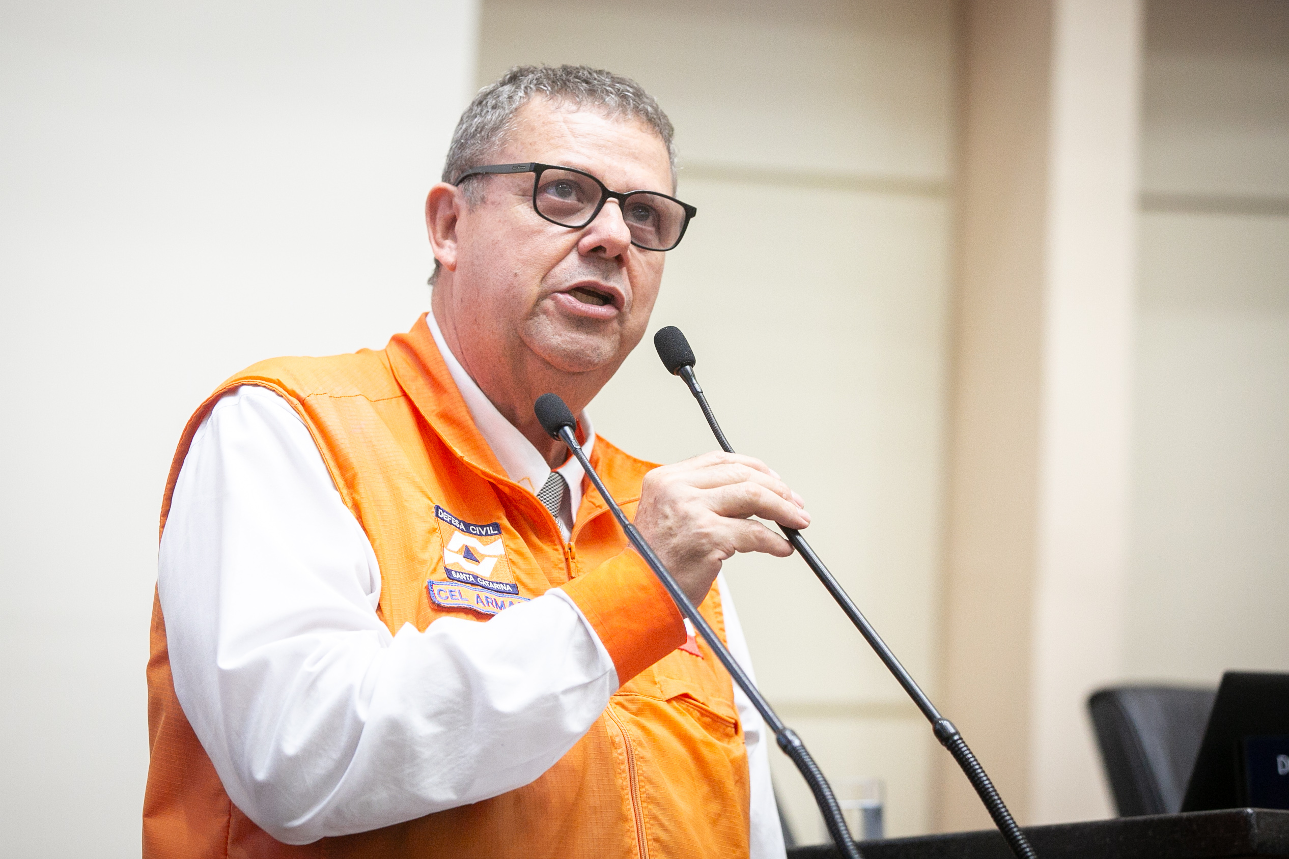 Luís Armando Reis -Secretário de Defesa Civil de Santa Catarina