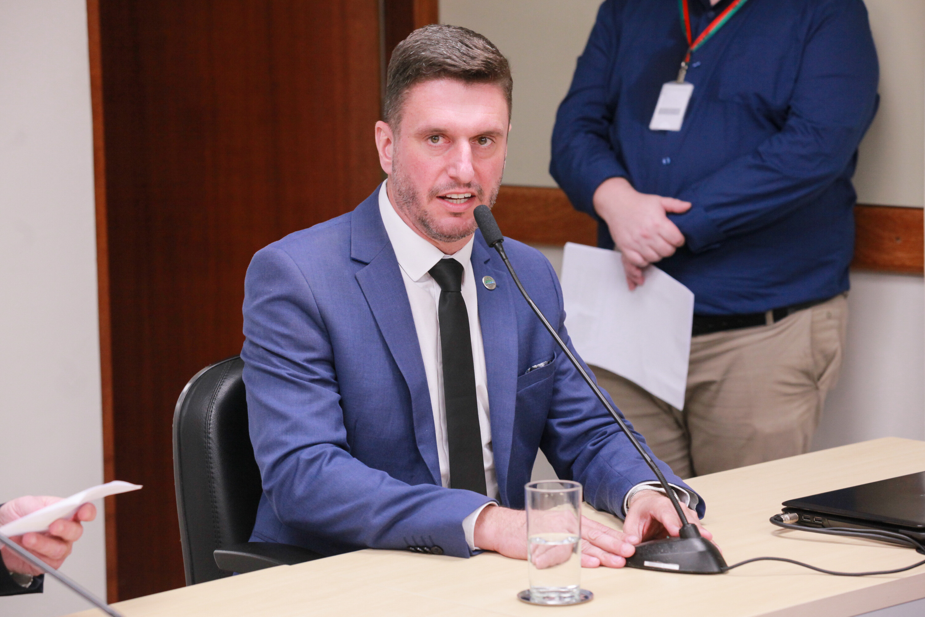 José Thomé, prefeito de Rio do Sul e presidente da Amavi, participou da reunião da Comissão de Assuntos Municipais da Alesc