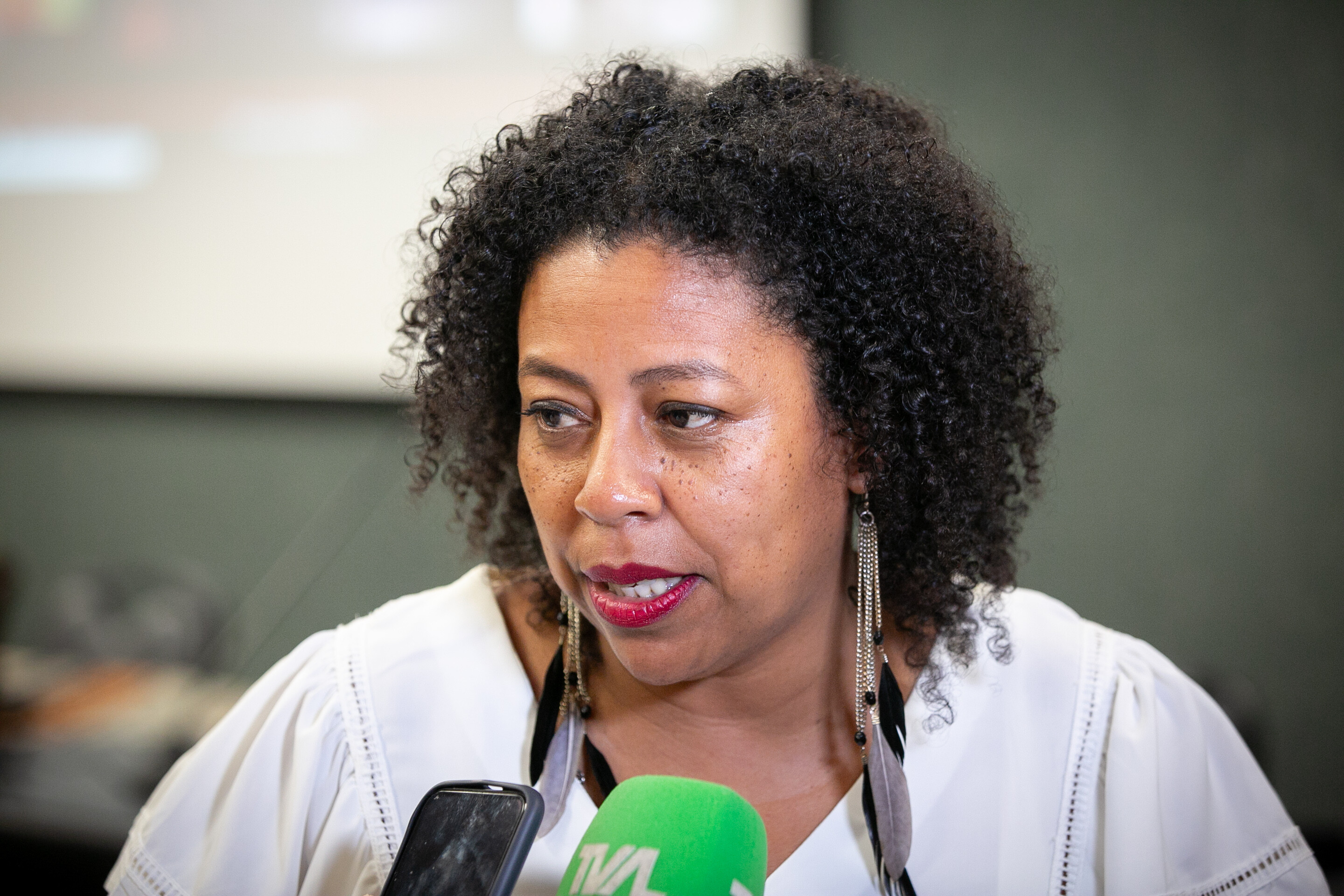 Luciana de Freitas Silveira, do Movimento Negro Unificado.