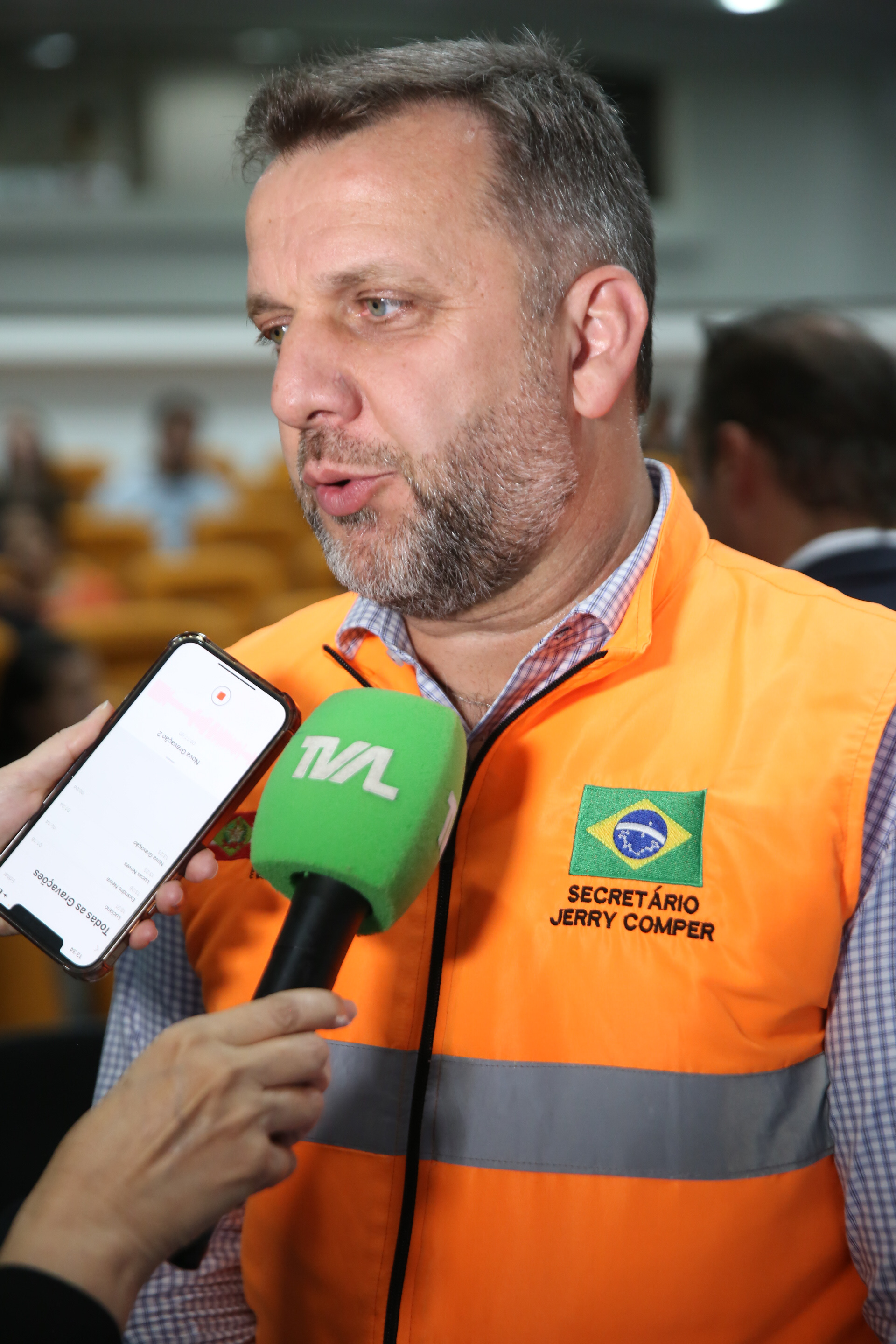 -Jerry Comper  secretário de infraestrutura e mobilidade de Santa Catarina.