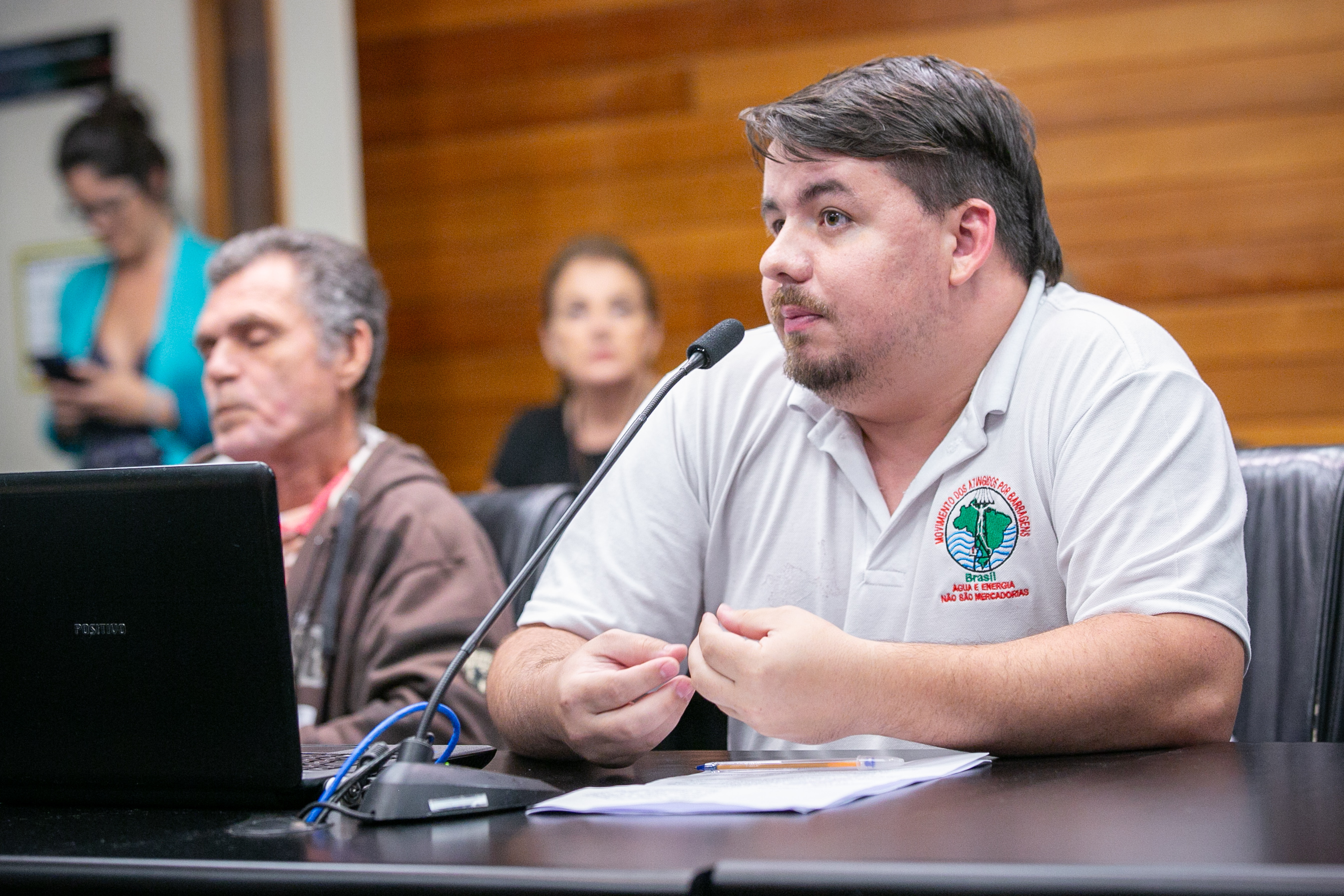 Rodrigo Timm-Representante do movimentos dos atingidos por Barragem MAP