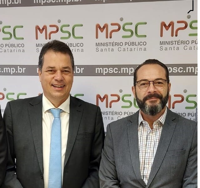 Deputado Rodrigo Minotto e Fernando da Silva Comin