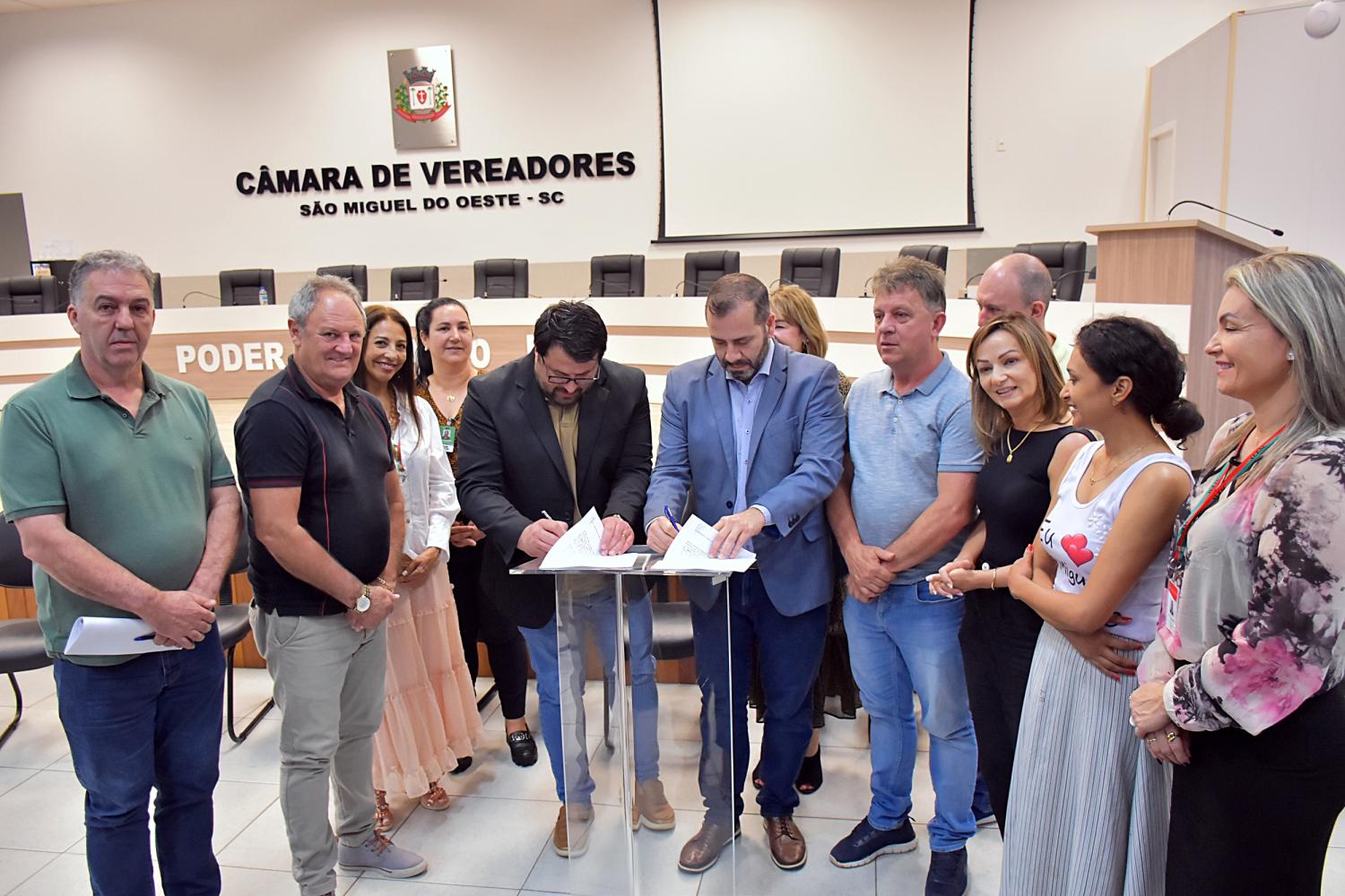 Implantação do Programa Antonieta de Barros na Câmara de São Miguel do Oeste