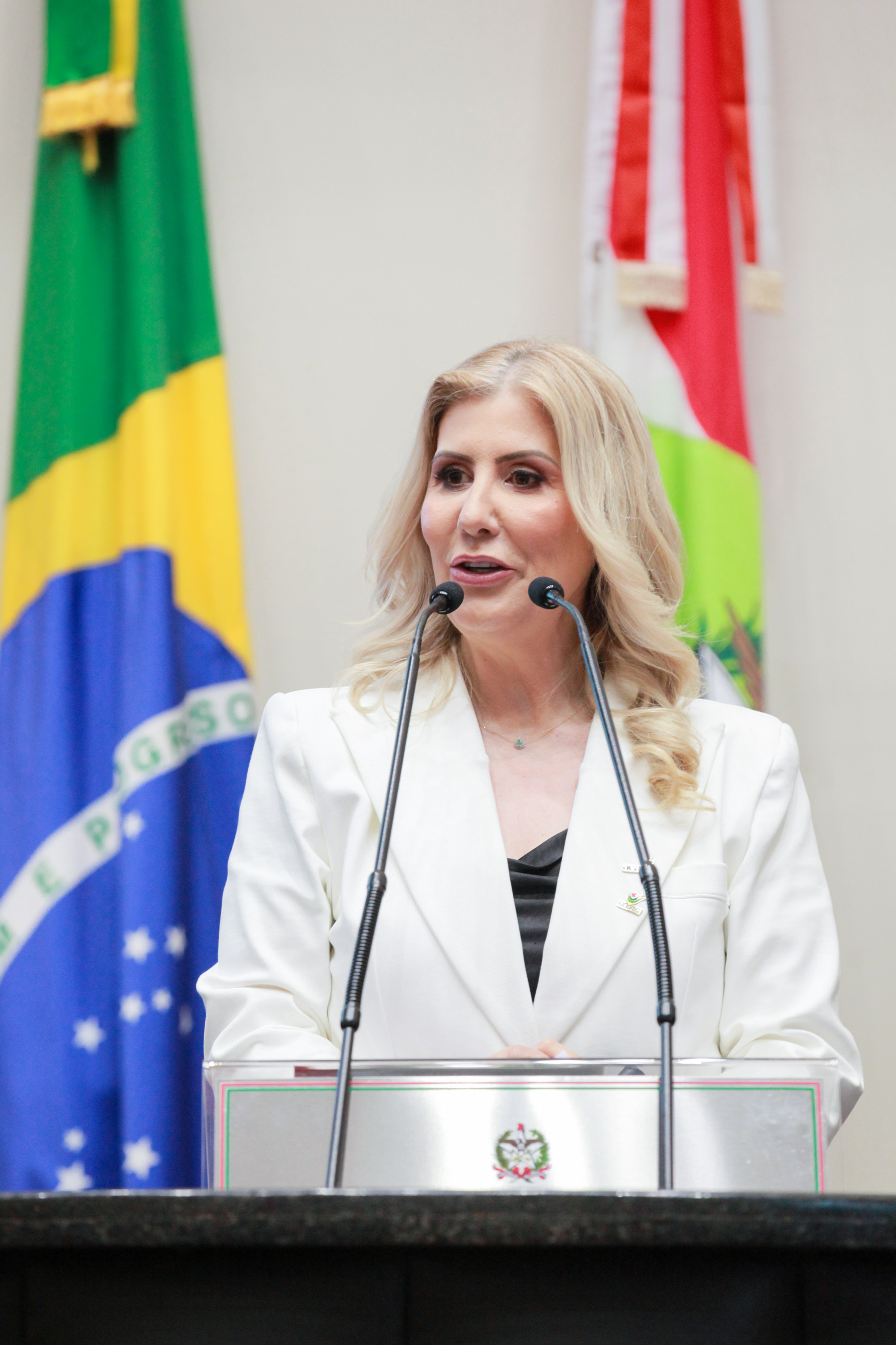 Luciane Ceretta- Reitora da UNESC e Presidente da ACAFE