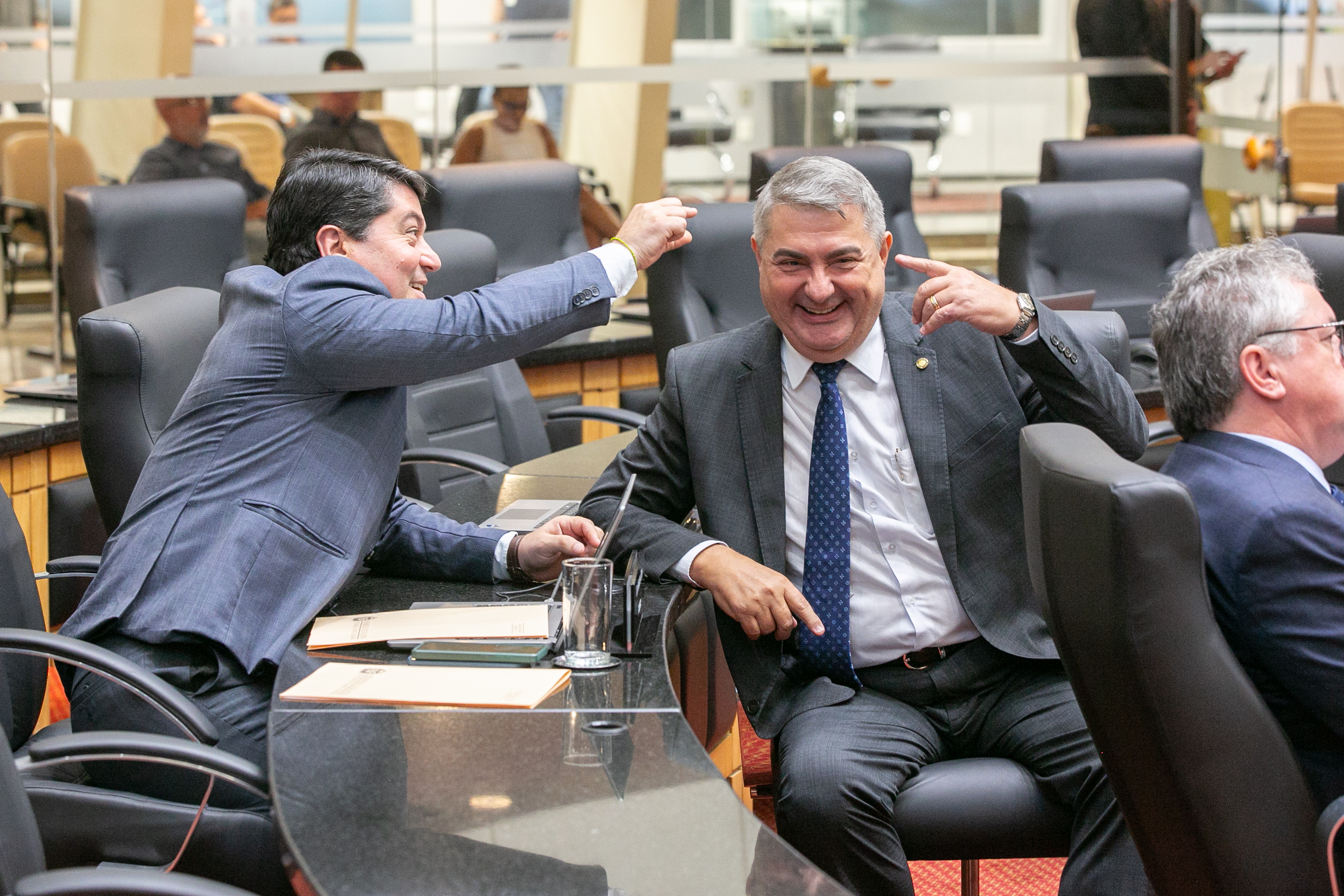 - Deputado Emerson Stein (MDB) - Deputado Antídio Lunelli (MDB)