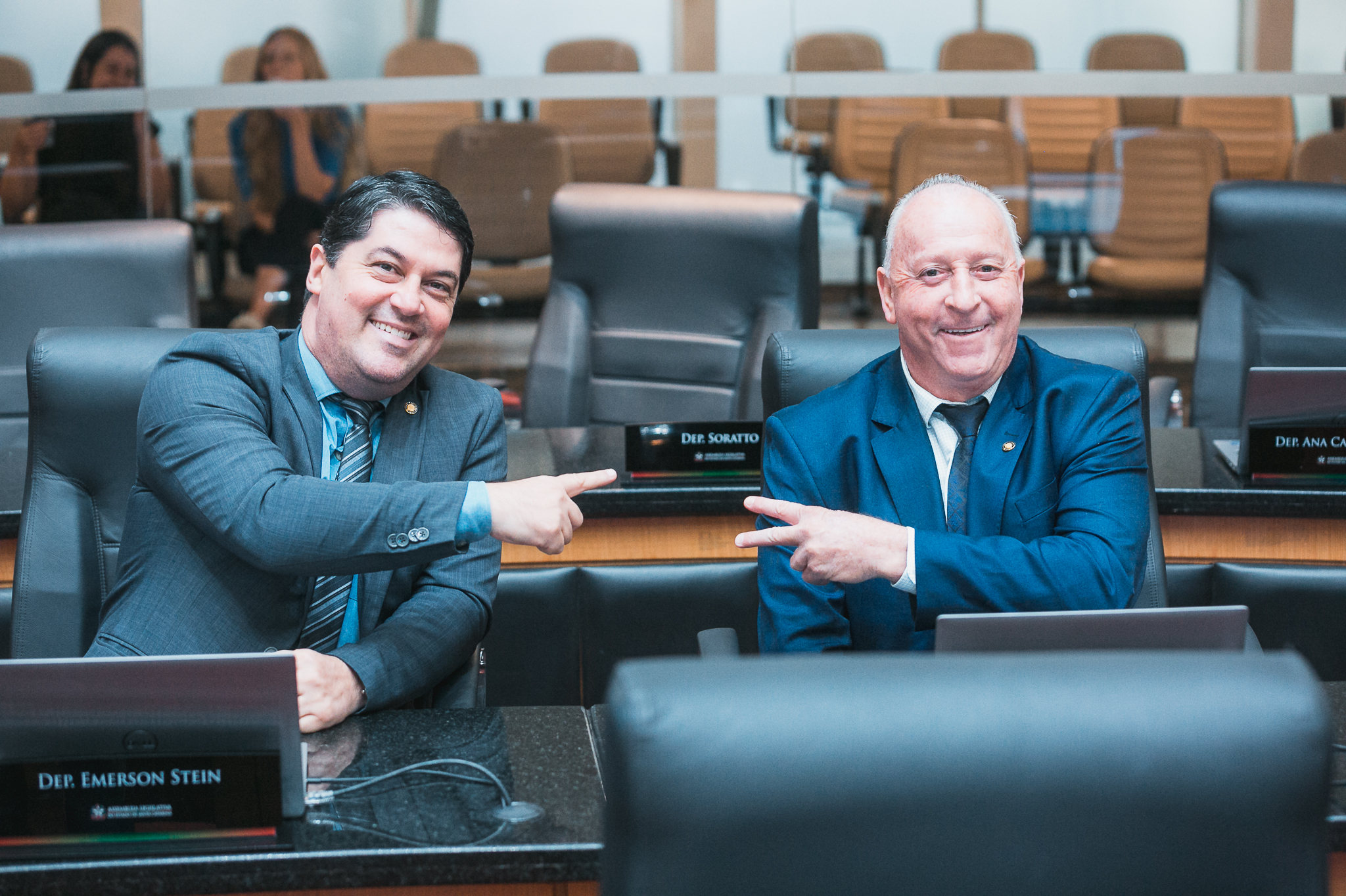 - Deputado Emerson Stein (MDB)- Deputado Oscar Gutz (PL)