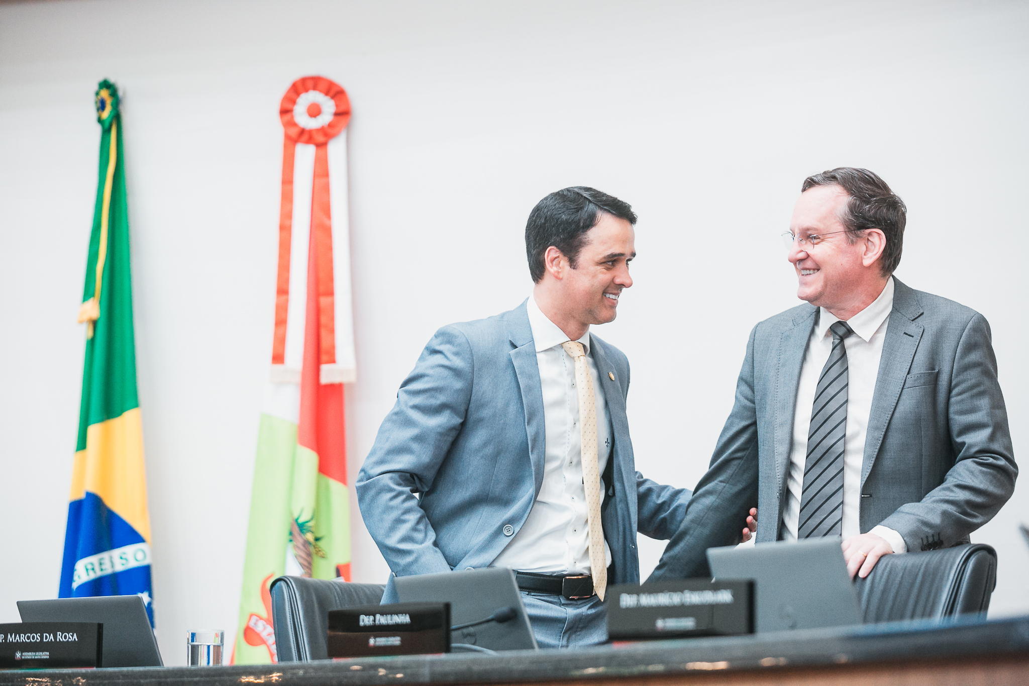 - Deputado Marcos da Rosa (União)	 - Deputado Jair Miotto (União)