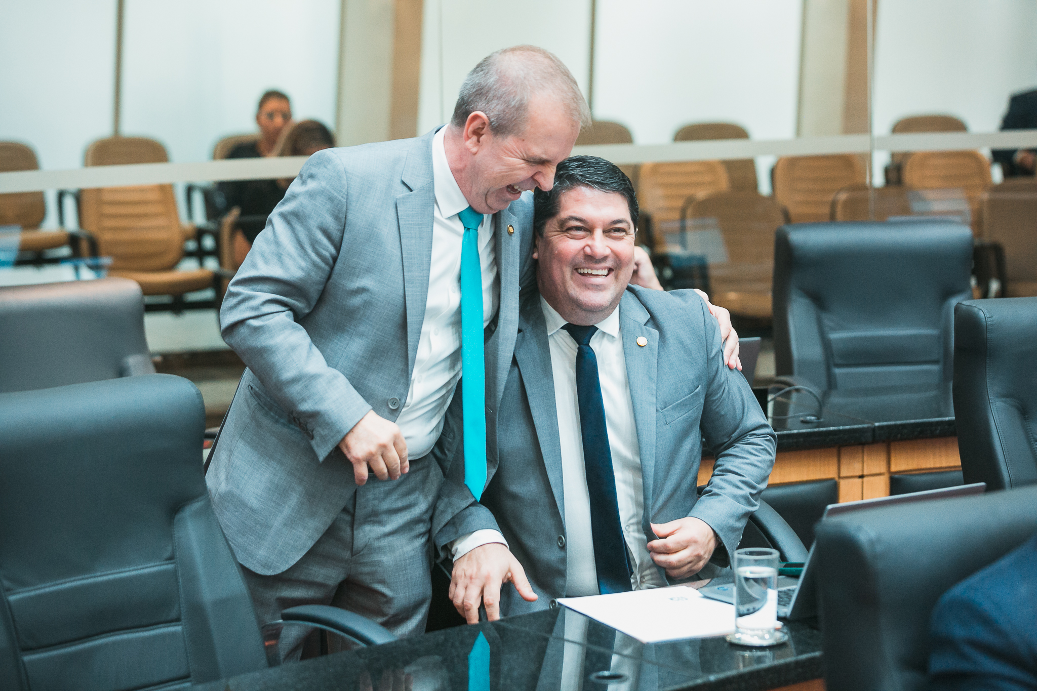 - Deputado Maurício Eskudlark (PL)
 - Deputado Emerson Stein (MDB)