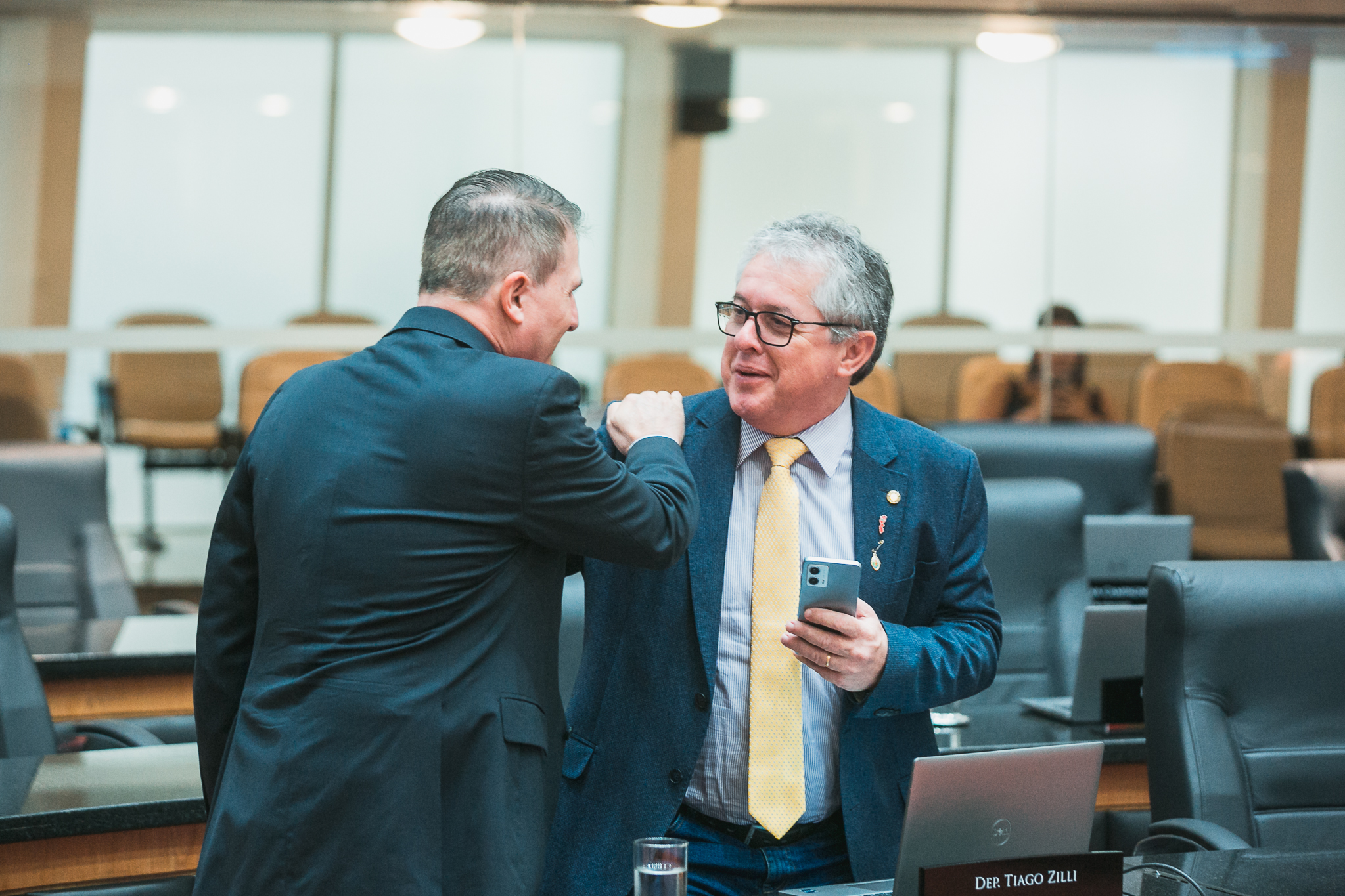 - Deputado Altair Silva (PP) - Deputado Tiago Zilli (MDB)
